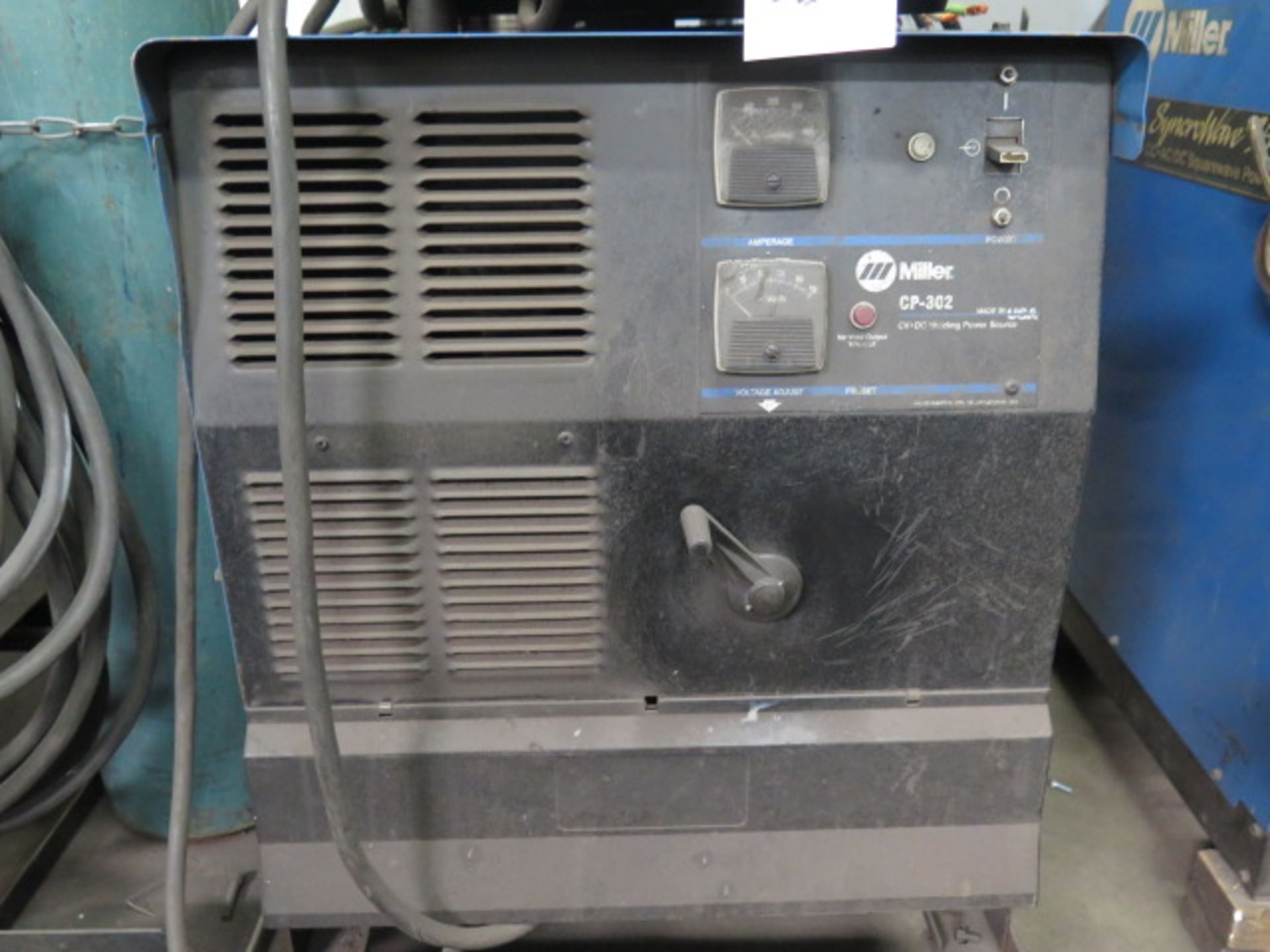 Miller CP-302 CVCV-DC Arc Welding Power Source w/ Miller 60 Series Wire Feeder (SOLD AS-IS - NO - Image 7 of 8