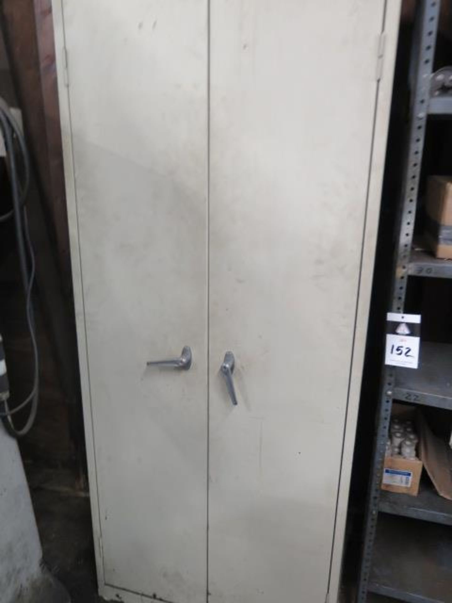Storage cabinets (2) and Shelf w/ Misc (SOLD AS-IS - NO WARRANTY) - Image 2 of 8