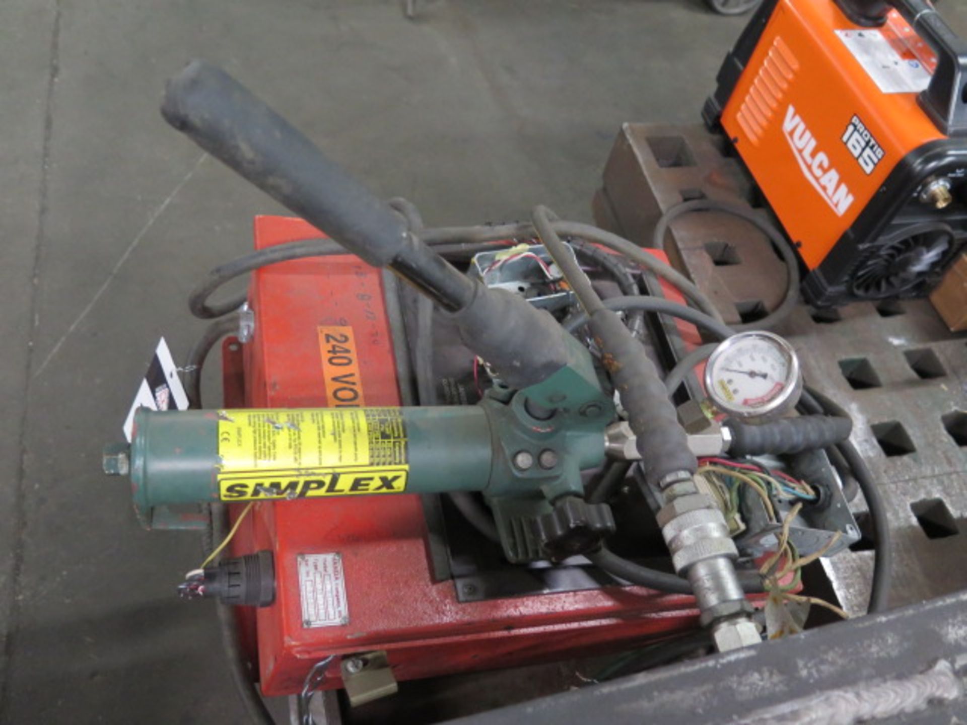 Custom Heated Hydraulic Press w/ Simplex 10,000 PSI Hand Pump, Janda Control Package, SOLD AS IS - Image 3 of 6