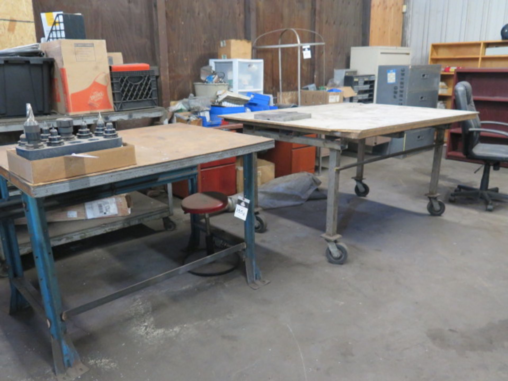 Rolling Table and Work Bench (SOLD AS-IS - NO WARRANTY)