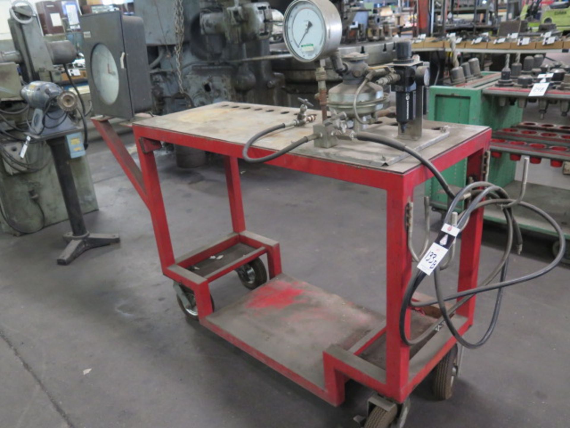 Custom Air-Over-Hydraulic Test Cart w/ Chart Recorder (SOLD AS-IS - NO WARRANTY) - Image 2 of 6