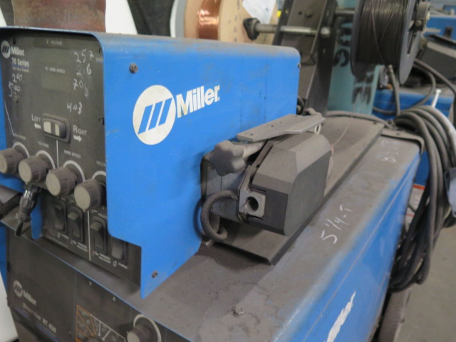 Miller Dimension NT450 CC/CV-DC Arc Welding Power Source w/ Miller 70 Series SOLD AS IS - Image 6 of 10