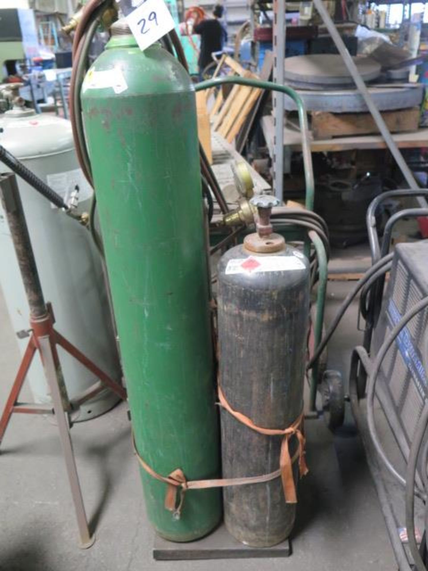 Welding Torch Carts (2) w/ Access (NO TANKS) (SOLD AS-IS - NO WARRANTY)