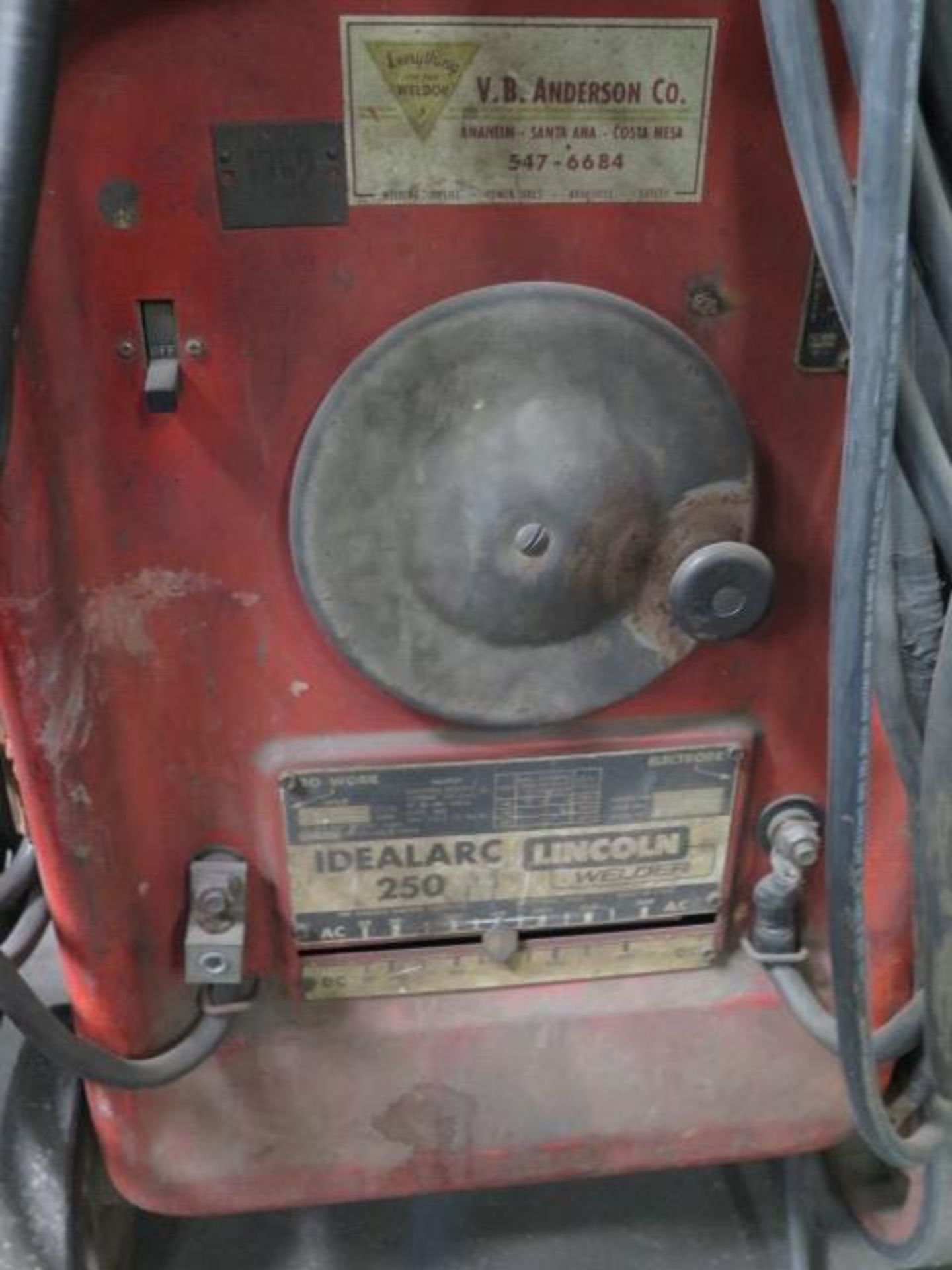 Lincoln Idealarc 250 Stick Welder (SOLD AS-IS - NO WARRANTY) - Image 4 of 4