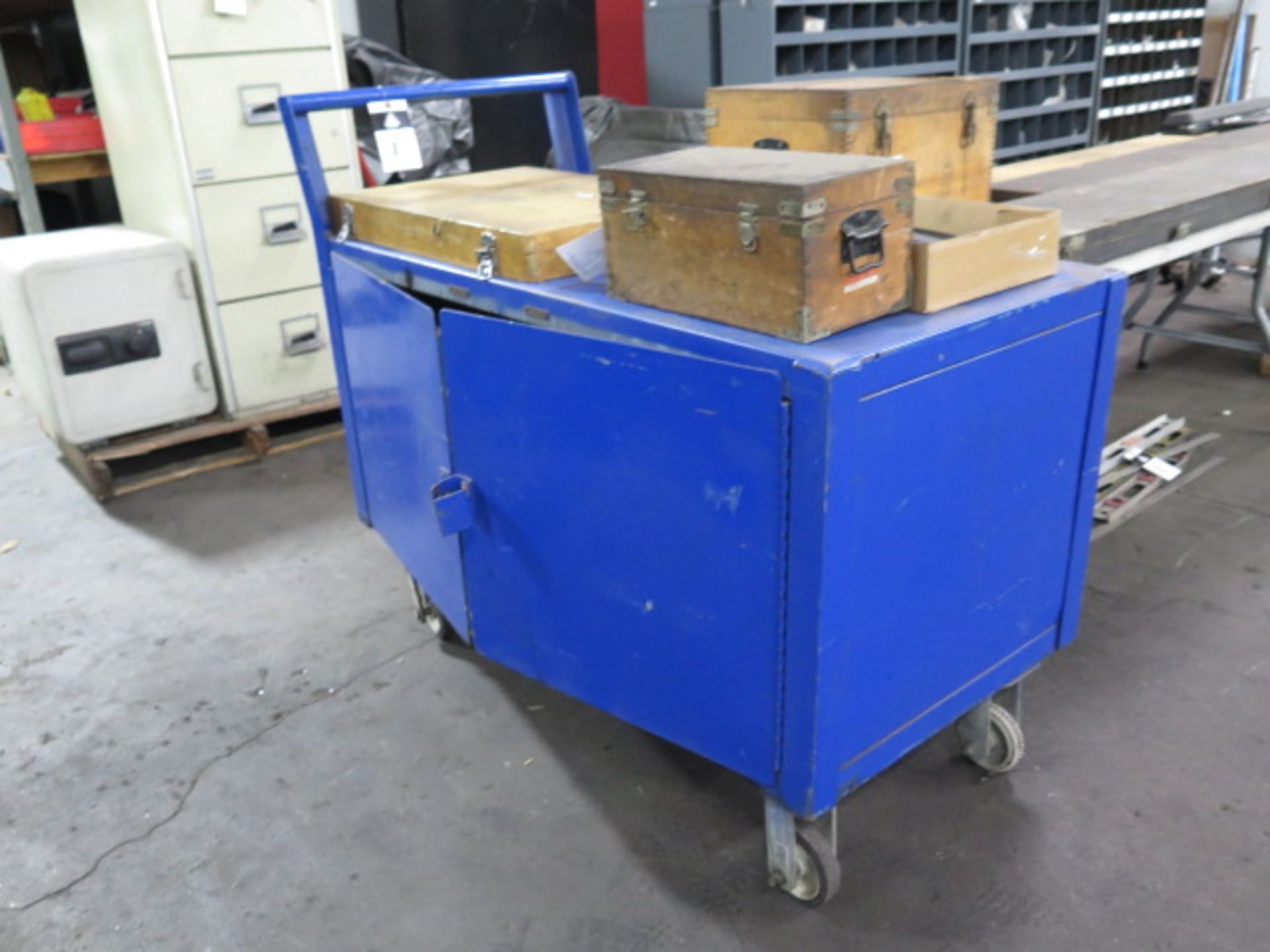 Heavy Duty Shop Cart w/ Misc Welder Parts (SOLD AS-IS - NO WARRANTY) - Image 2 of 5