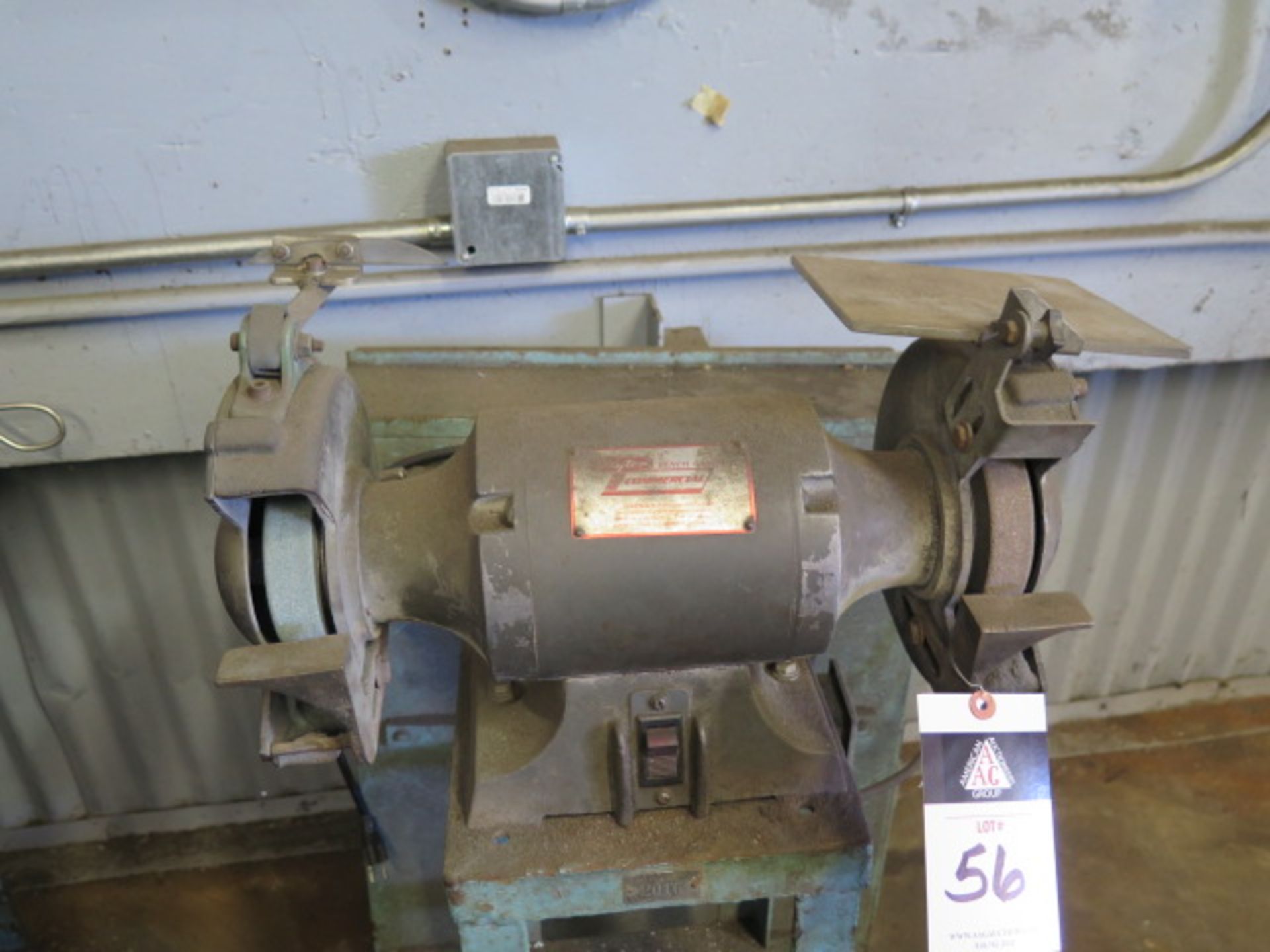 Dayton 8” Pedestal Grinder (SOLD AS-IS - NO WARRANTY) - Image 2 of 5