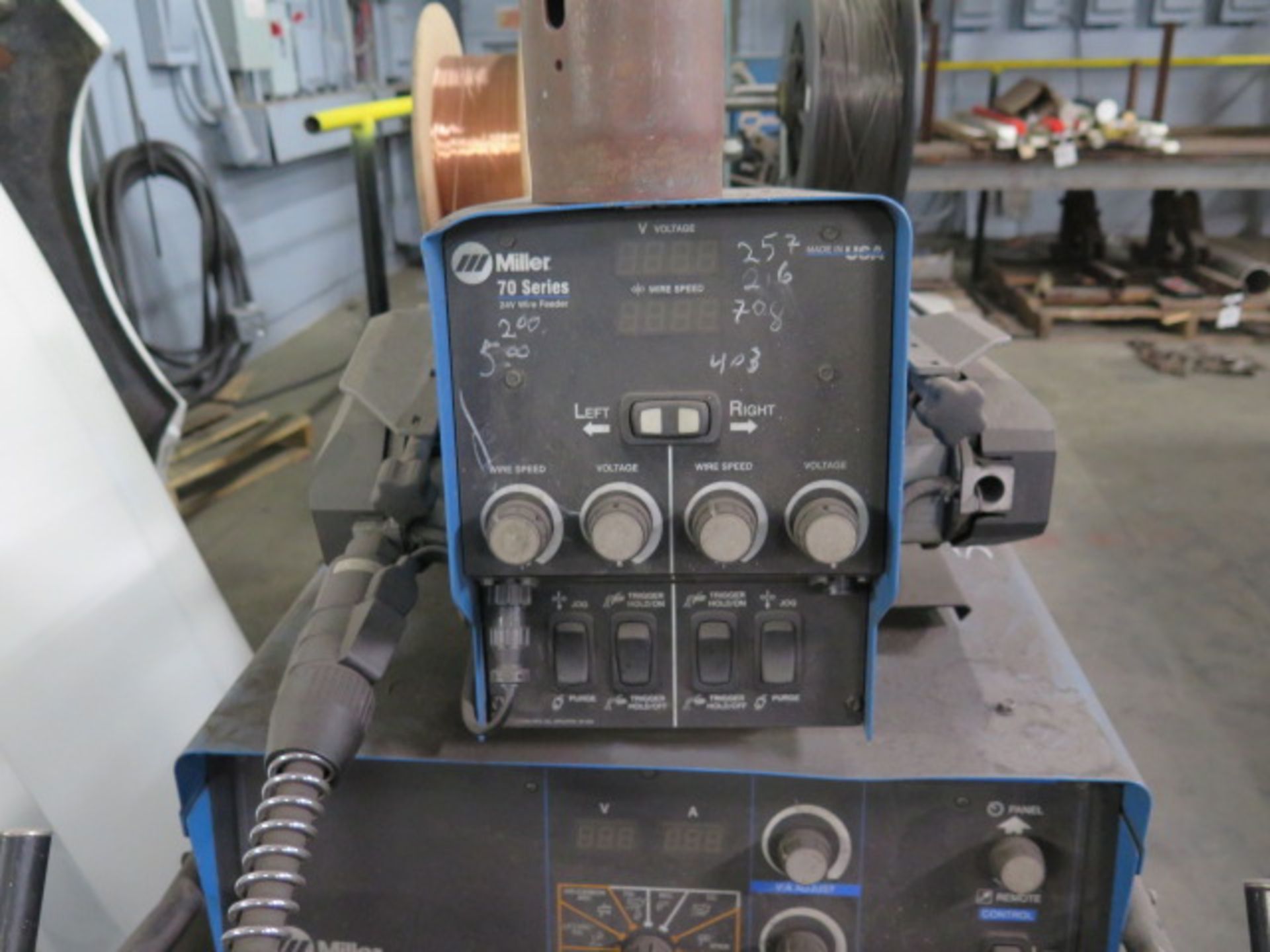 Miller Dimension NT450 CC/CV-DC Arc Welding Power Source w/ Miller 70 Series SOLD AS IS - Image 5 of 10