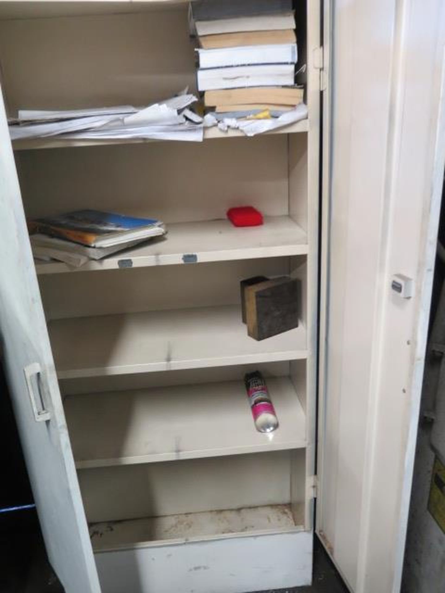 Storage cabinets (2) and Shelf w/ Misc (SOLD AS-IS - NO WARRANTY) - Image 8 of 8