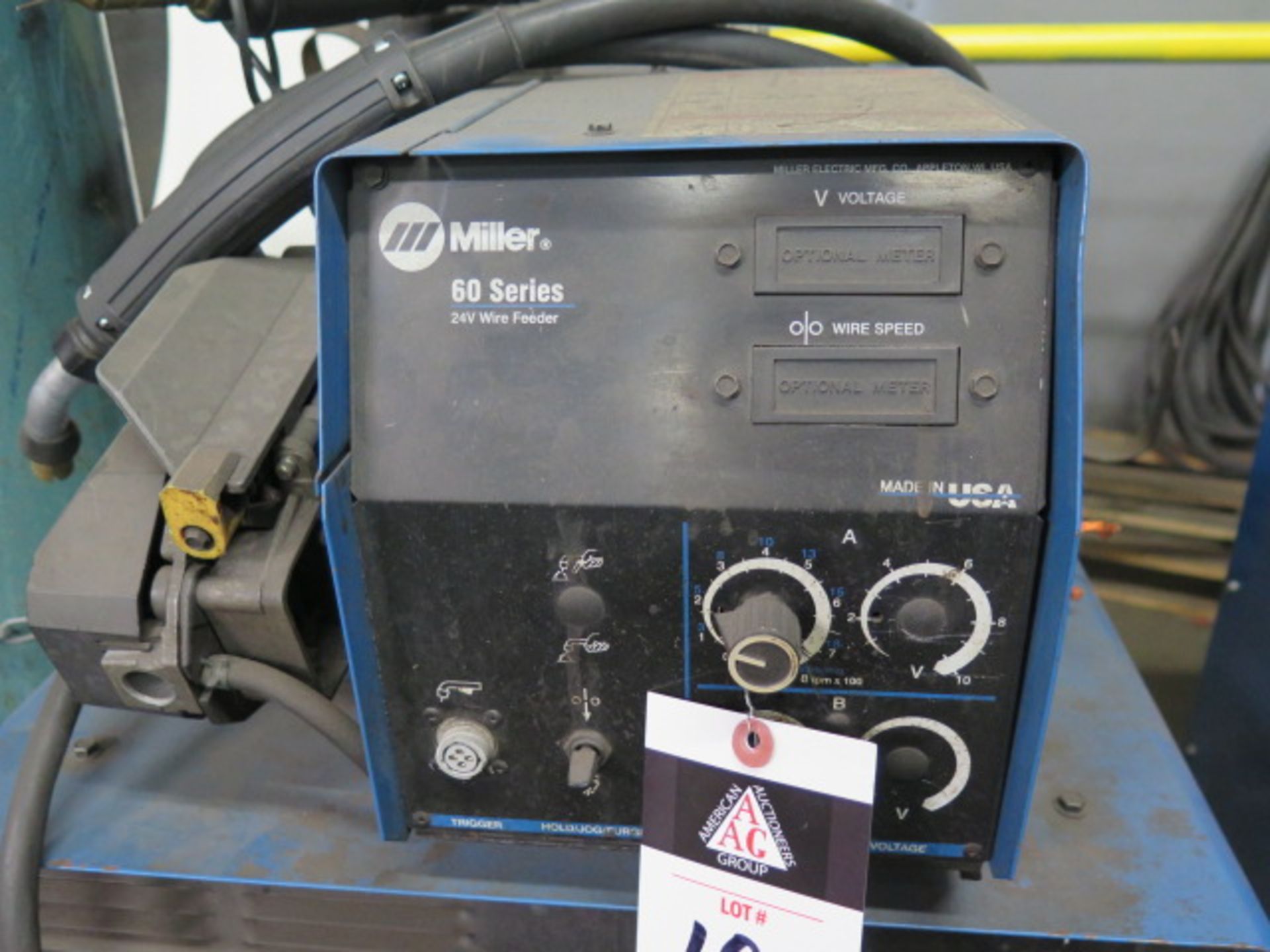 Miller CP-302 CVCV-DC Arc Welding Power Source w/ Miller 60 Series Wire Feeder (SOLD AS-IS - NO - Image 5 of 8