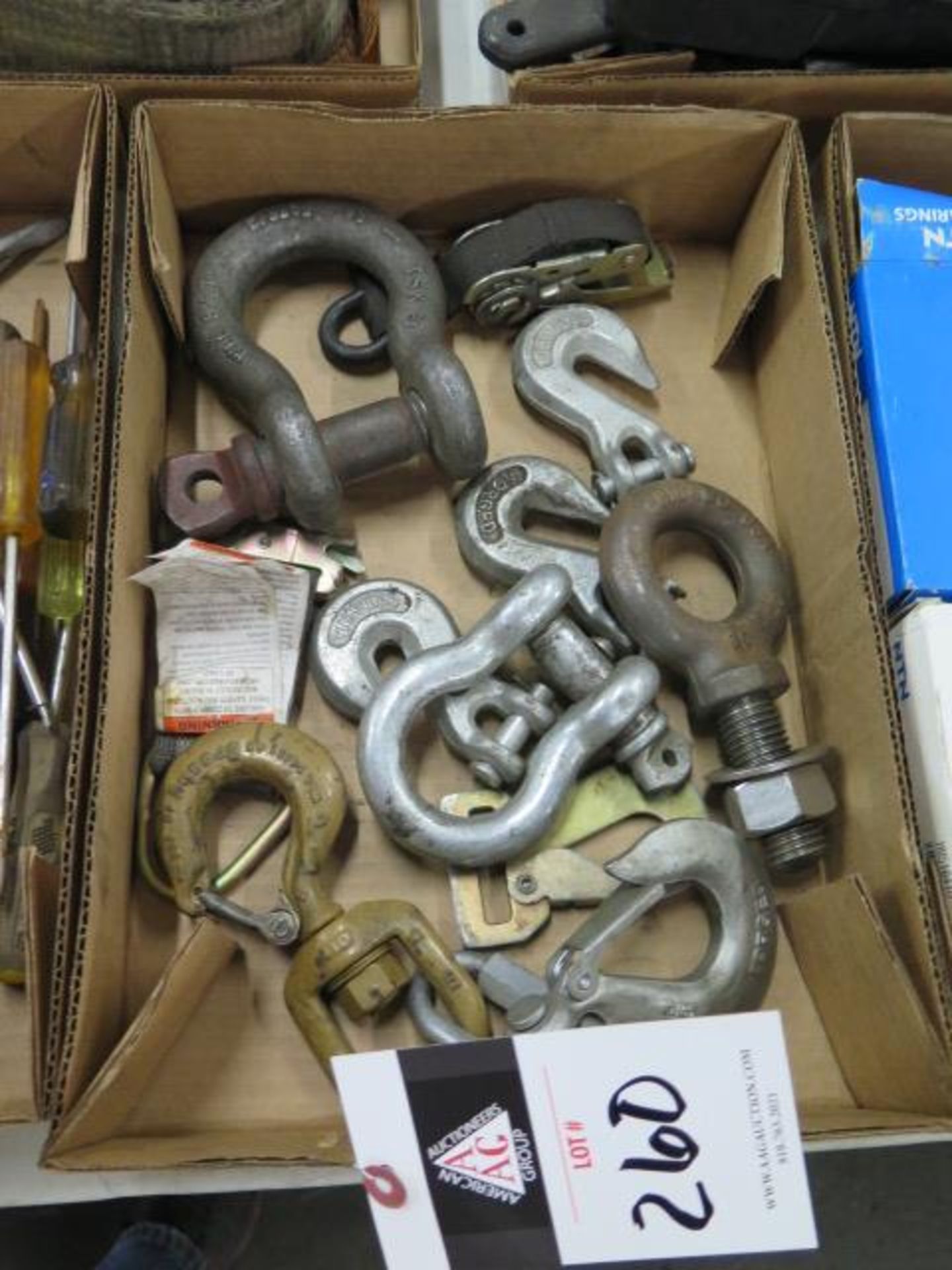 Shackles, Hooks and Eye-Bolts (SOLD AS-IS - NO WARRANTY)