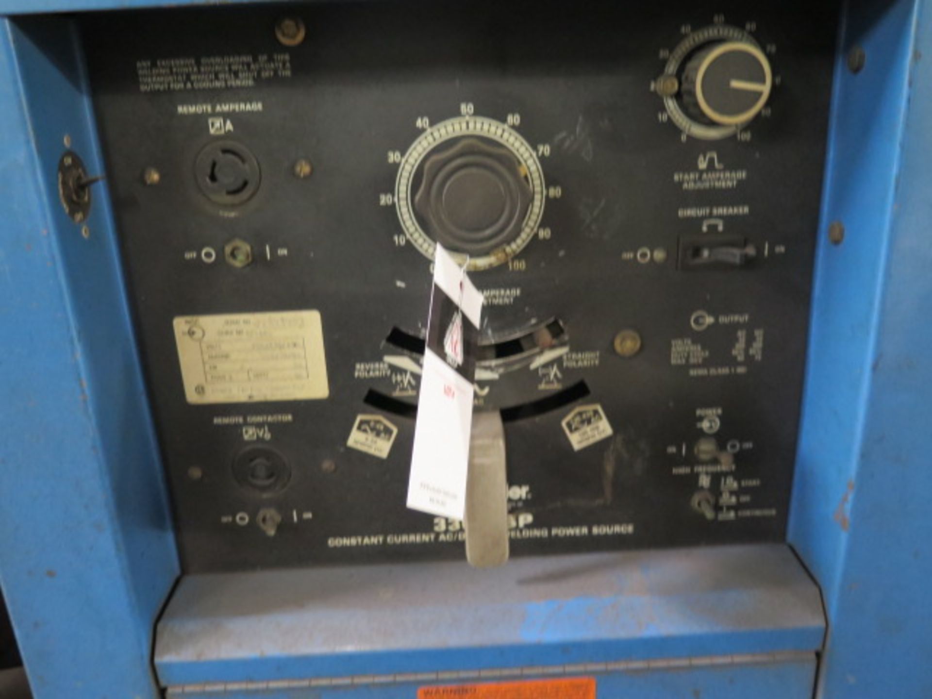 Miller 330 A/BP AC/DC Arc Welding Power Source w/ Bernard Cooler (SOLD AS-IS - NO WARRANTY) - Image 5 of 6