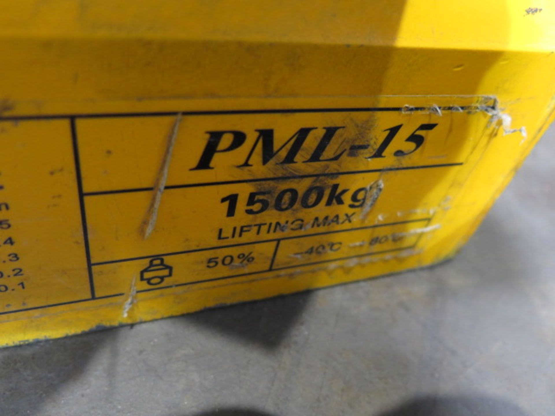 Permanent Magnet Lifters mdl. PML-1500 1500kg (3300 Lb.) Magnetic Lifting Clamp (SOLD AS-IS - NO - Image 4 of 4