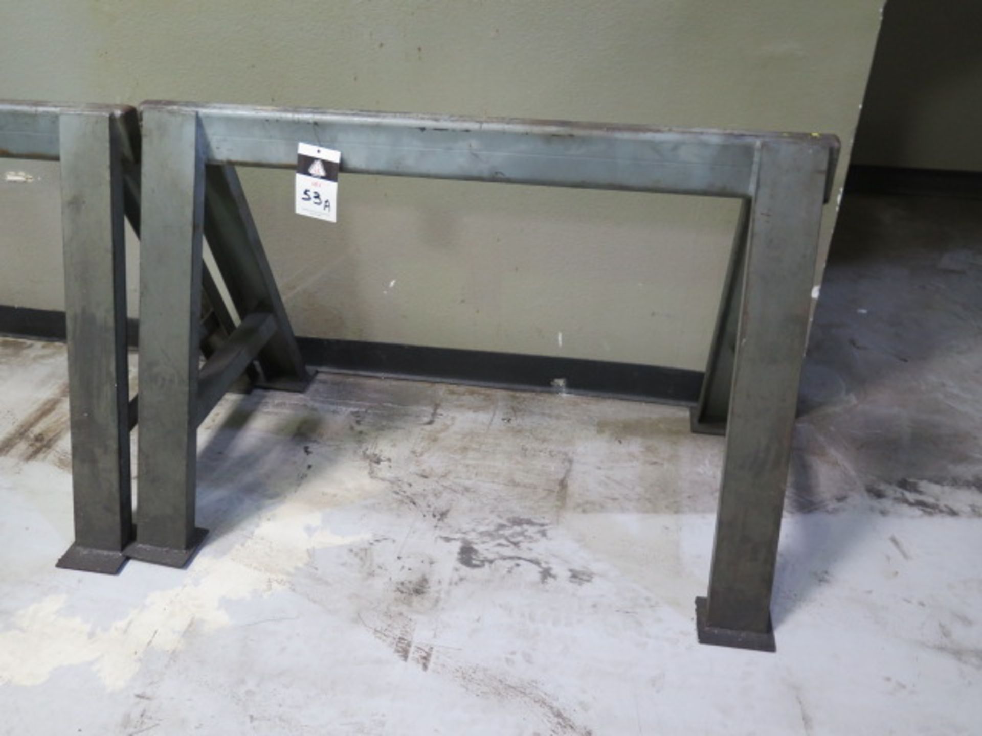 Steel Sawhorses (2) (SOLD AS-IS - NO WARRANTY) - Image 2 of 4