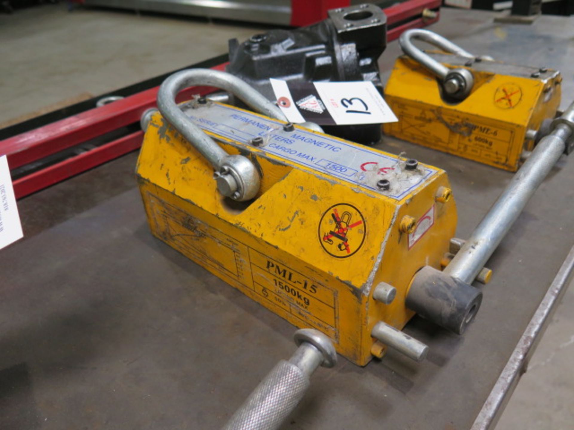 Permanent Magnet Lifters mdl. PML-1500 1500kg (3300 Lb.) Magnetic Lifting Clamp (SOLD AS-IS - NO - Image 2 of 4