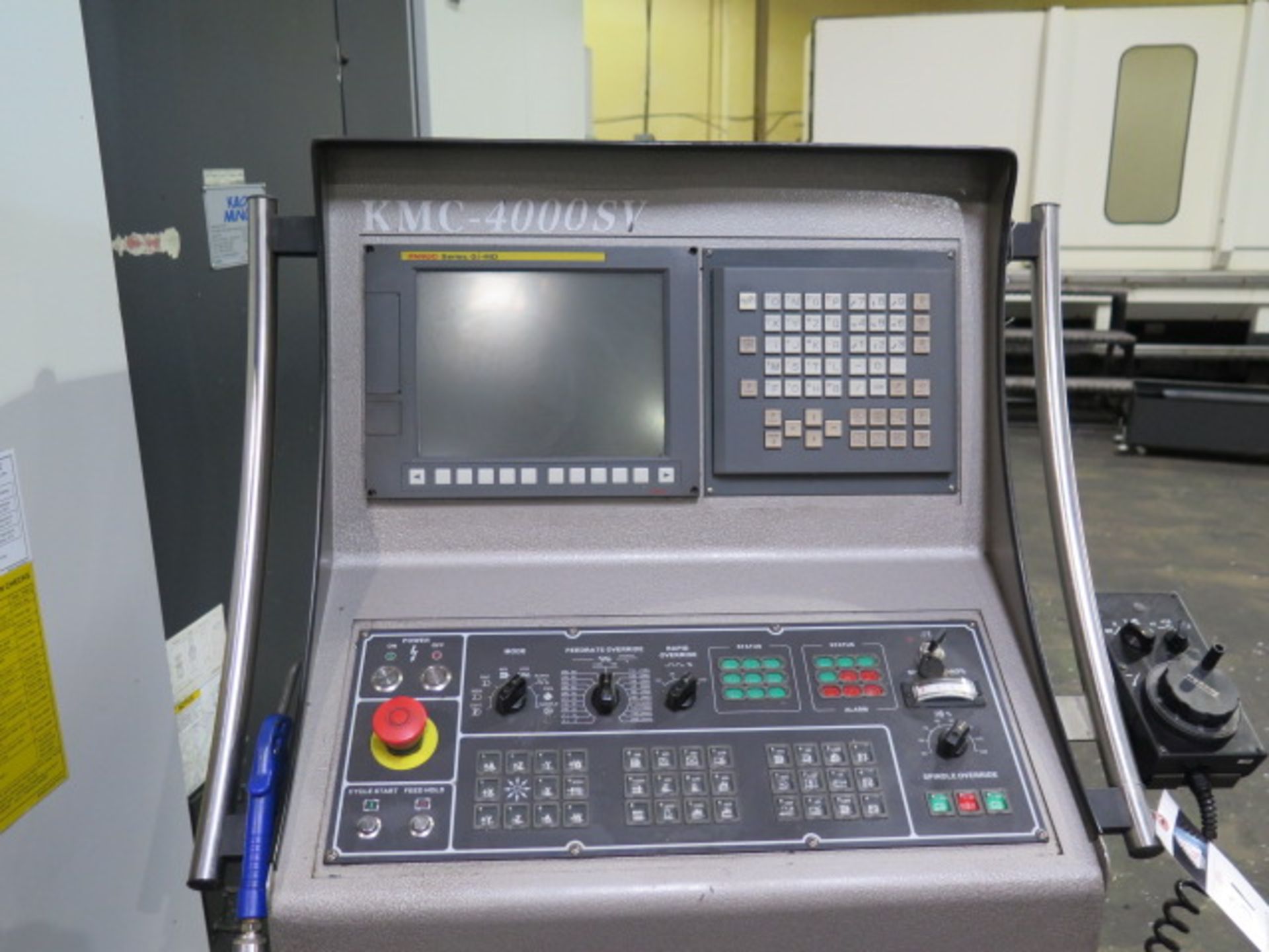2015 Kao Ming KMC-4000 SV Bridge Style CNC VMC, s/n 415M205 w/ Fanuc Series 0i-MD, SOLD AS IS - Image 14 of 23