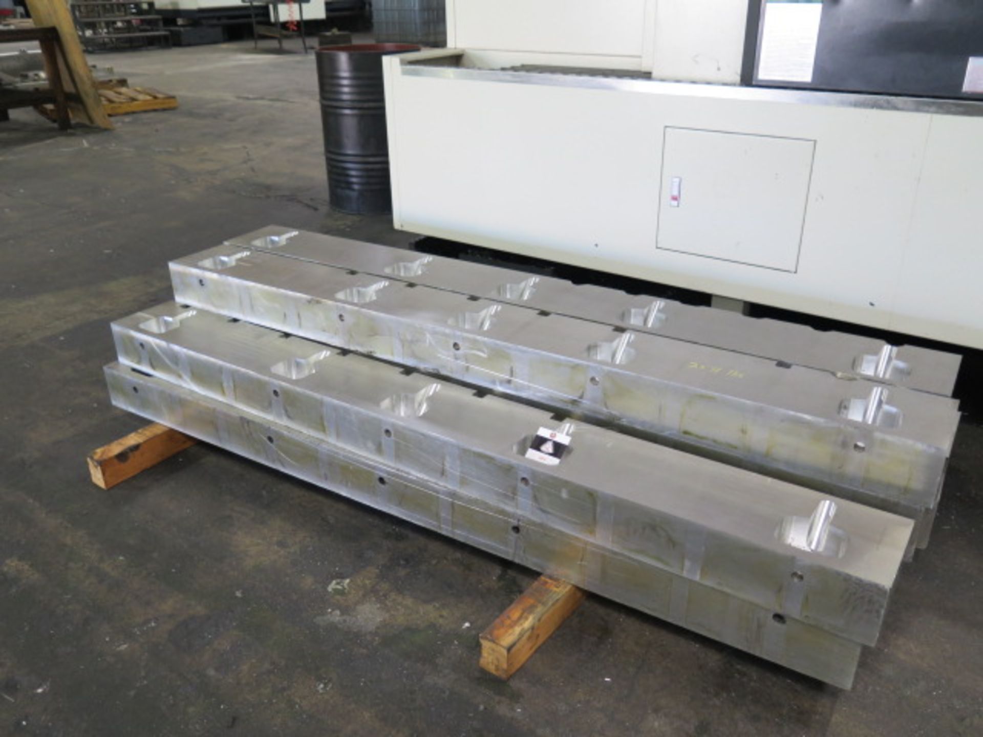 5" x 8 1/2" x 82" Aluminum Riser Blocks (8) (SOLD AS-IS - NO WARRANTY)