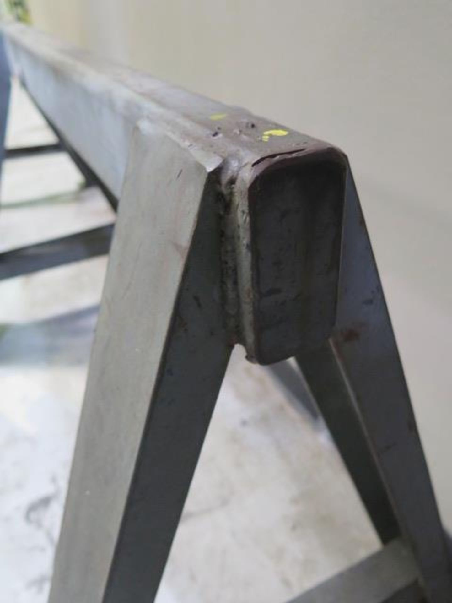 Steel Sawhorses (2) (SOLD AS-IS - NO WARRANTY) - Image 4 of 4