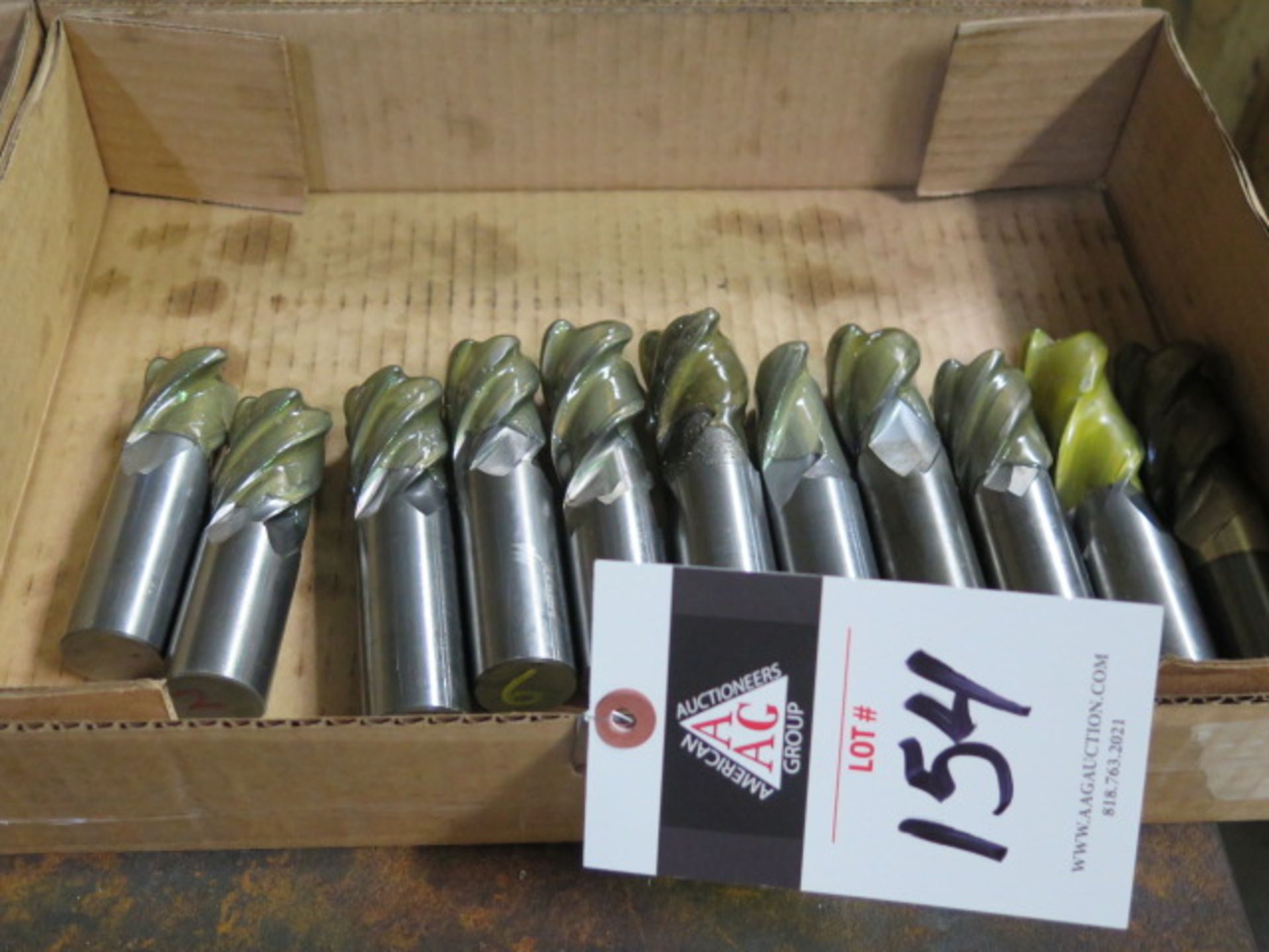 Large Carbide Endmills (SOLD AS-IS - NO WARRANTY)