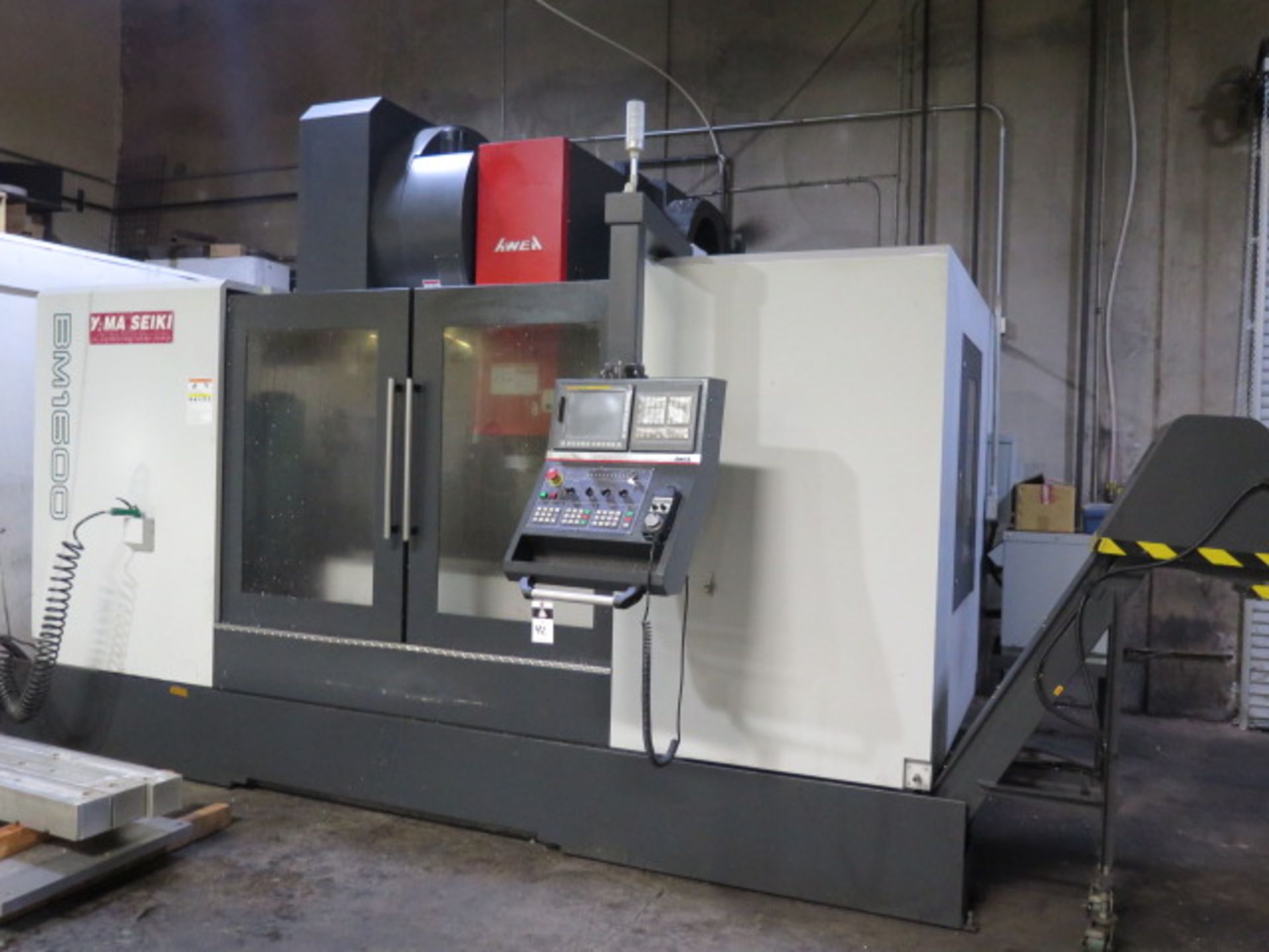 2018 AWEA Yama Seiki BM1600 CNC VMC, s/n 1600-18011 w/ Fanuc Series 0i-MF, SOLD AS IS - Image 2 of 16