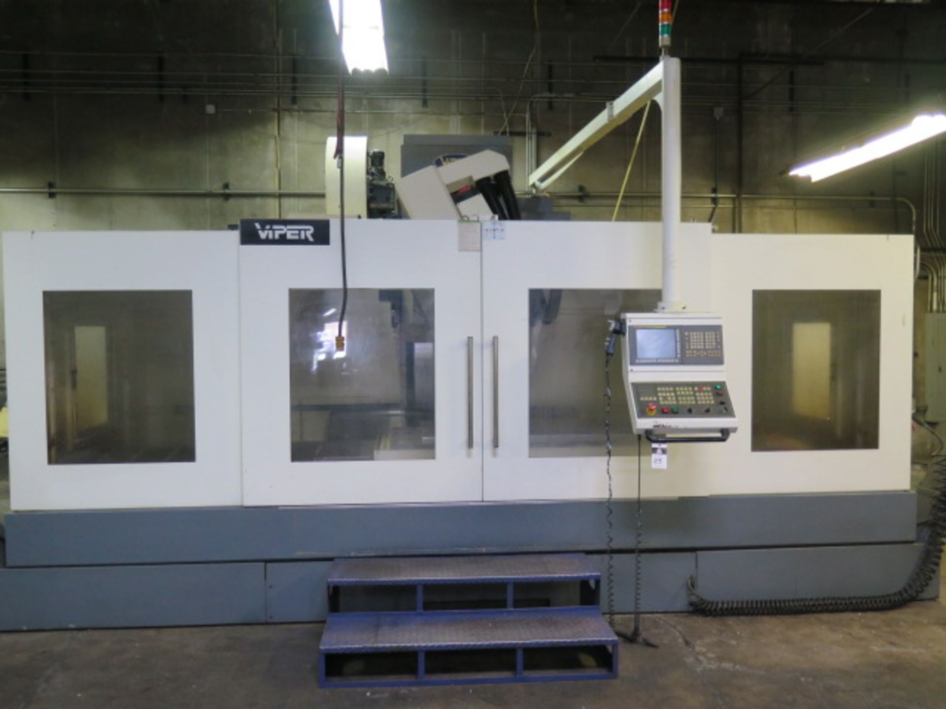 2015 Mighty Viper VMC-2100 5AB True 5-Axis CNC VMC s/n 011796 w/ Fanuc 30i MODEL A, SOLD AS IS