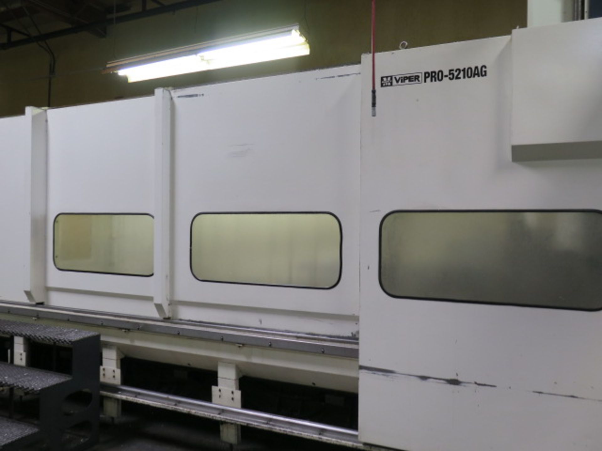 2008 Mighty Viper PRO-5210AG Bridge Style CNC VMC s/n 012169 w/ Fanuc Series 18i-MB, SOLD AS IS - Image 4 of 22