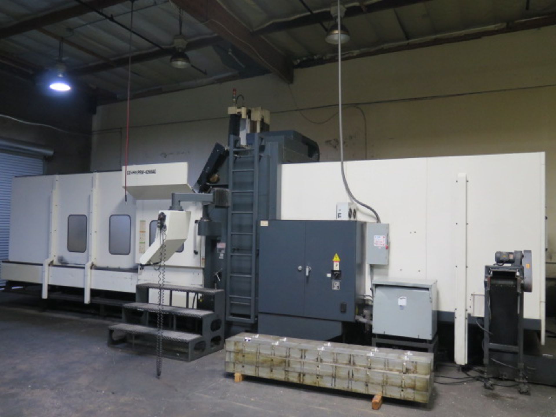 2011 Mighty Viper PRW-426LAG Bridge Style CNC VMC, s/n 016709 w/ Hartrol-Fanuc A1300, SOLD AS IS