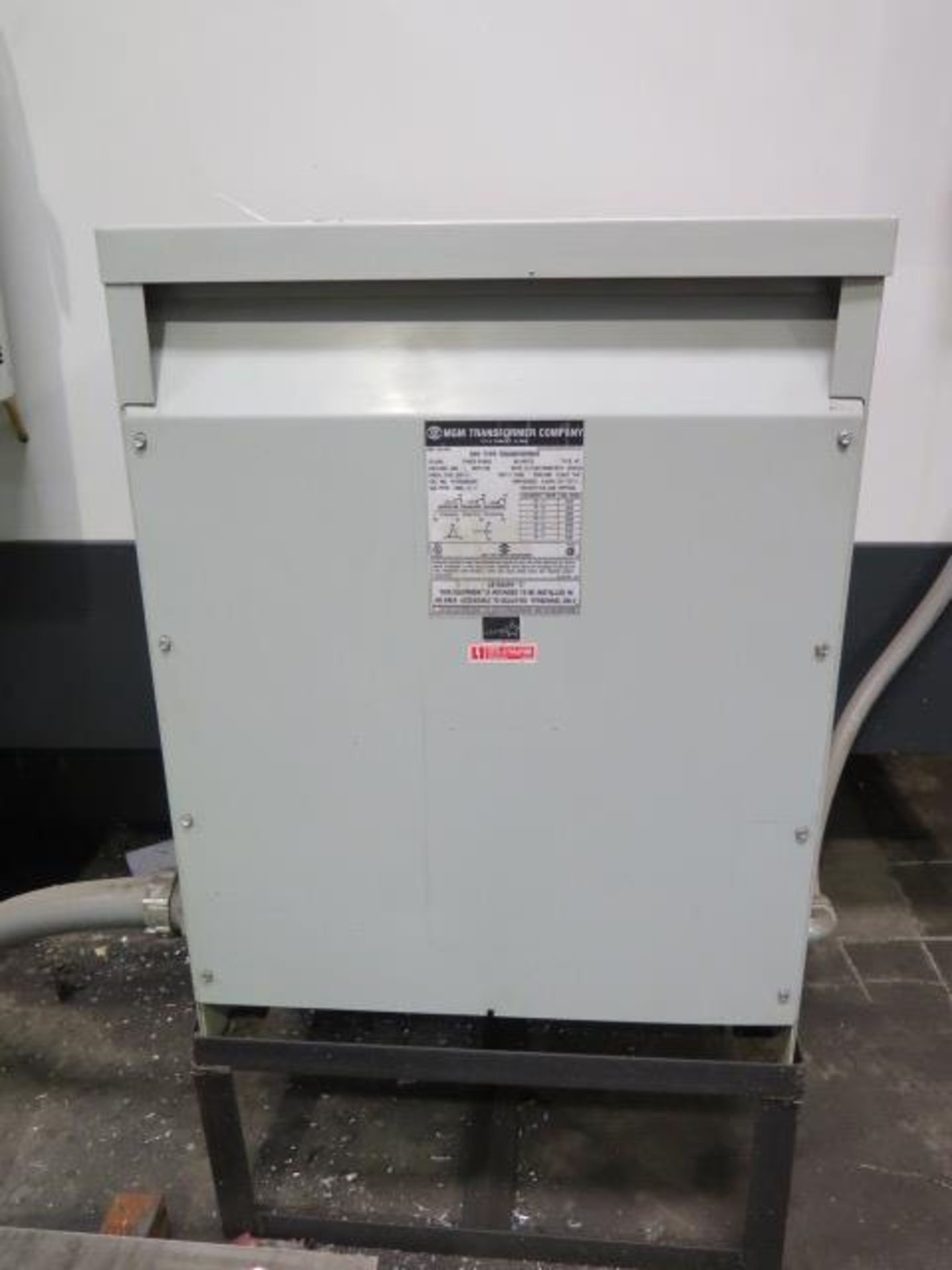 MGM 75 kVA Transformer 480-208Y/120 (SOLD AS-IS - NO WARRANTY)