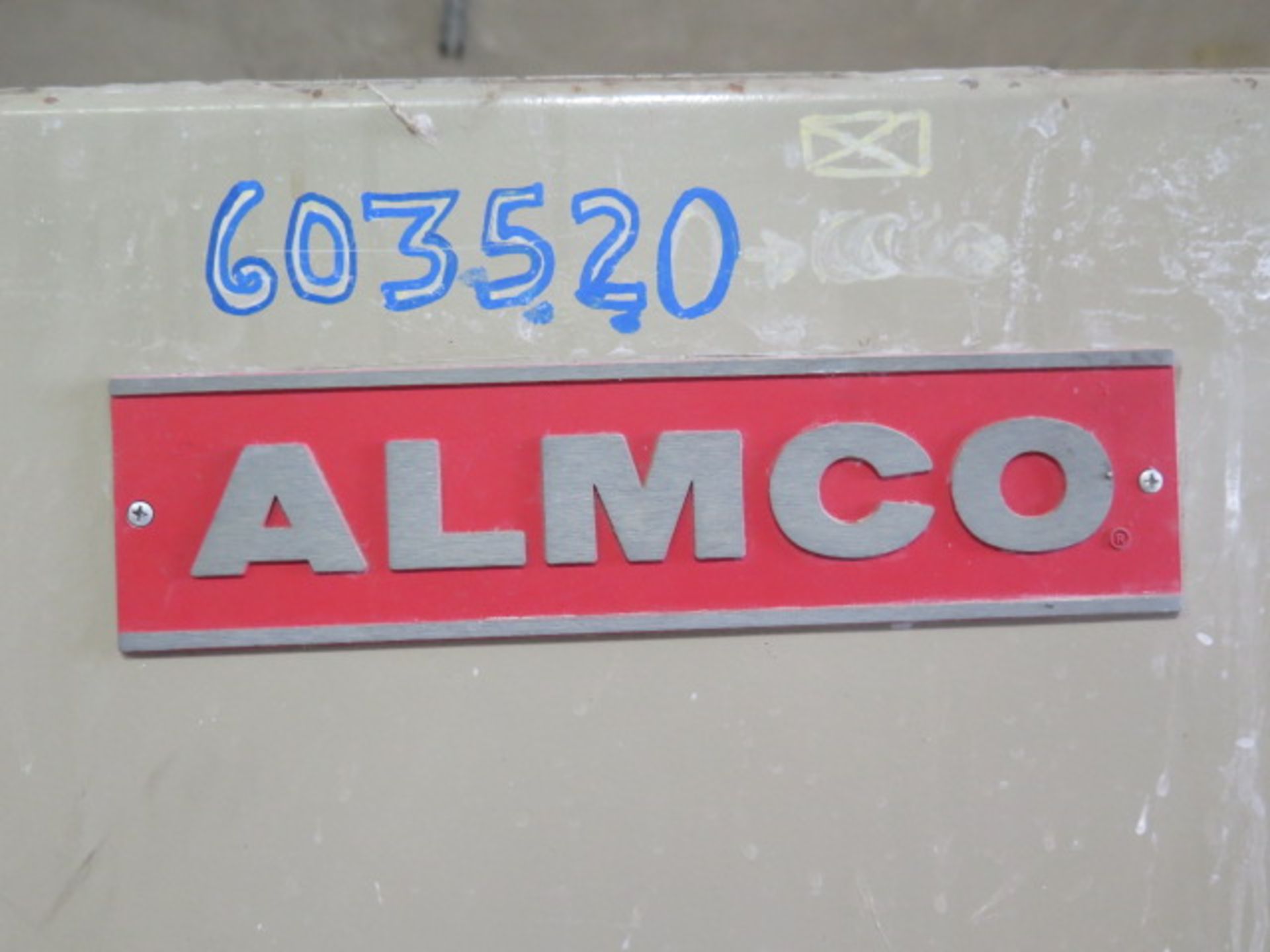 Almco V-17 DTC Media Tumbler s/n 050106 w/ Almco Controls, Slurry Dispenser, SOLD AS IS - Image 14 of 15