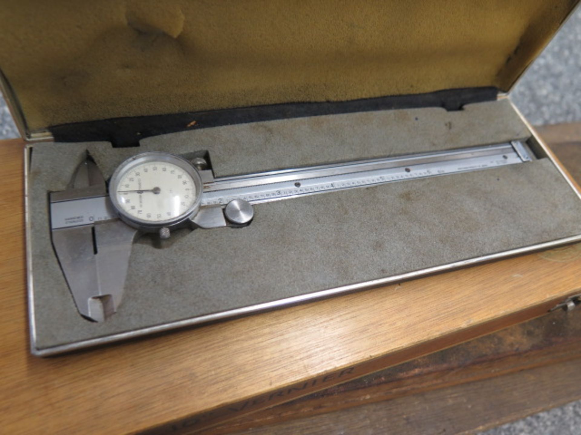 Mitutoyo 18" Vernier Caliper, Starrett 12" Vernier Caliper, Etalon 10" Vernier Caliper and (2) 6" Di - Image 11 of 12