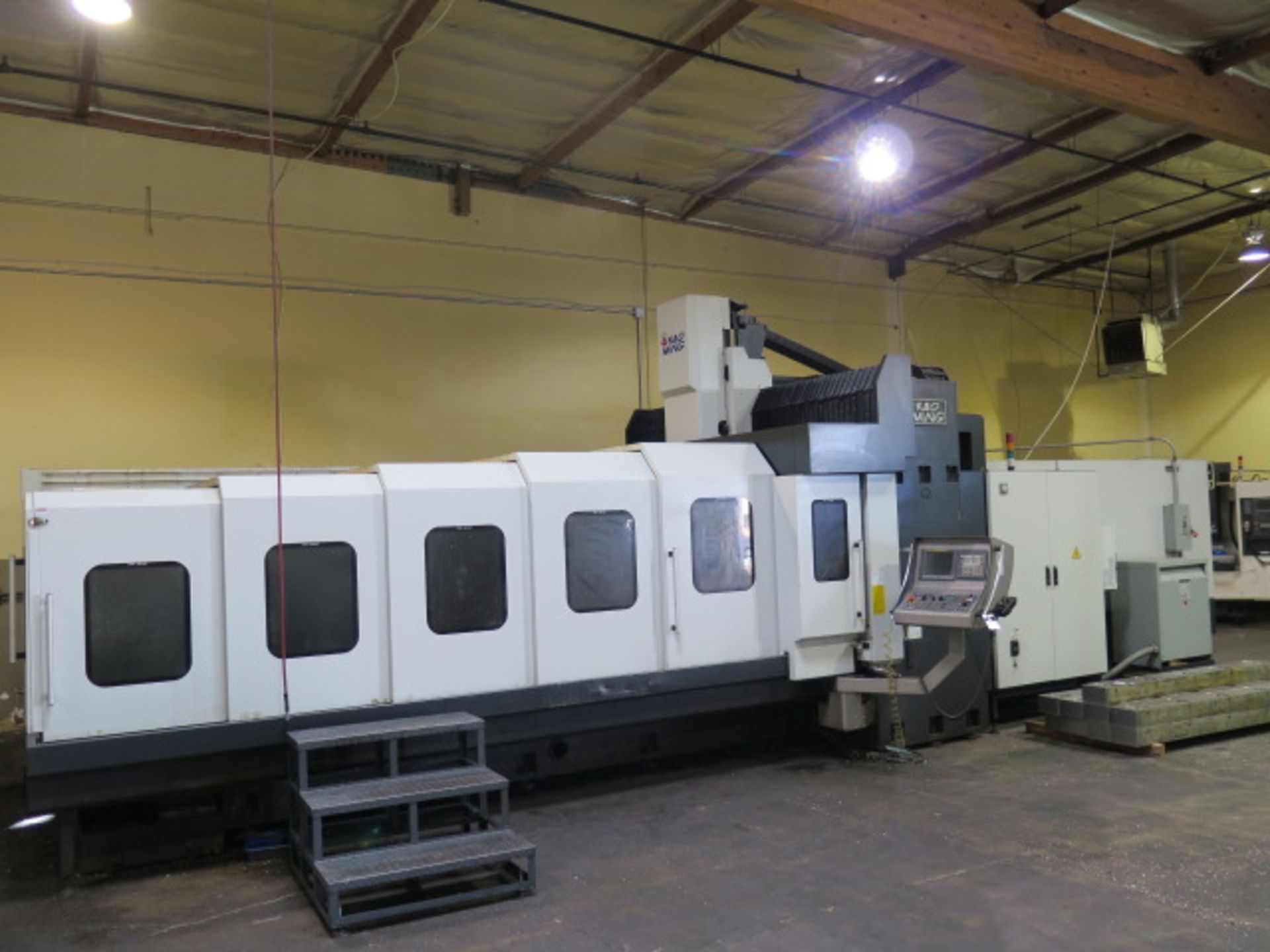 2015 Kao Ming KMC-4000 SV Bridge Style CNC VMC, s/n 415M205 w/ Fanuc Series 0i-MD, SOLD AS IS