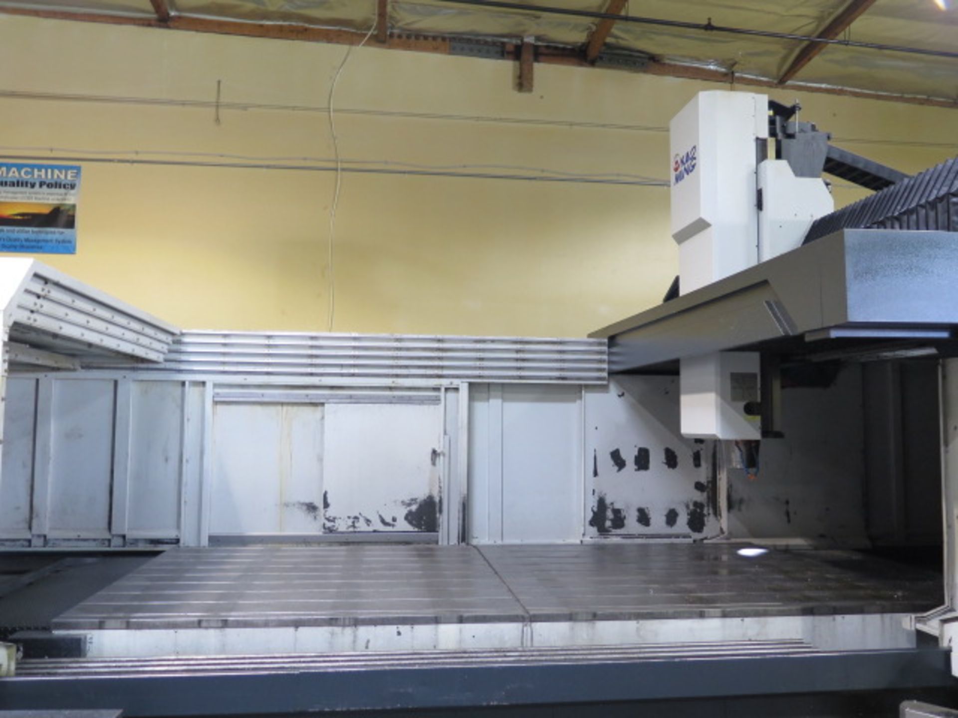 2015 Kao Ming KMC-4000 SV Bridge Style CNC VMC, s/n 415M205 w/ Fanuc Series 0i-MD, SOLD AS IS - Image 4 of 23