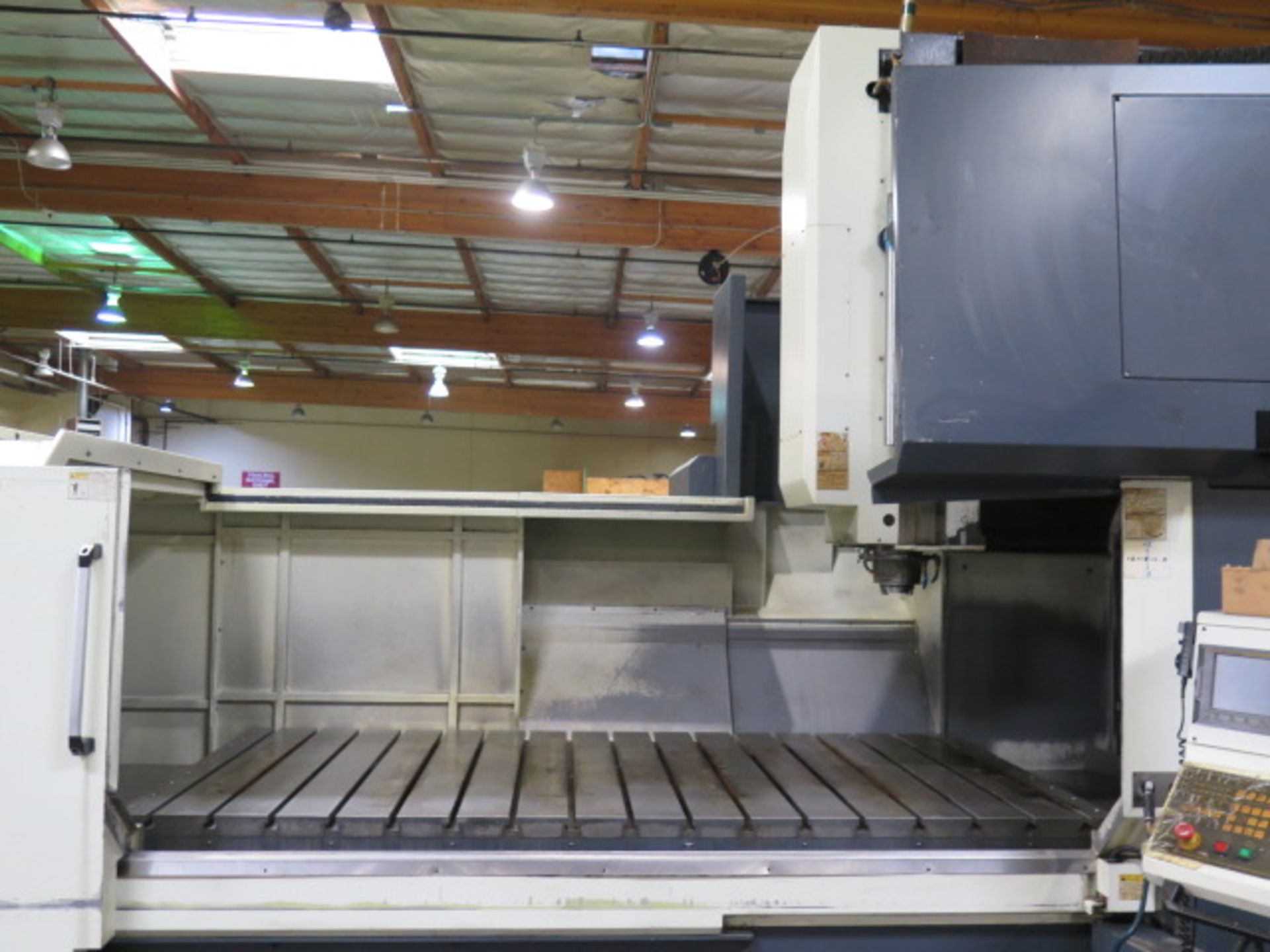 2008 Mighty Viper PRO 3150AG Bridge Style CNC VMC, s/n 010829 w/ Fanuc Series 21i-MB, SOLD AS IS - Image 3 of 21