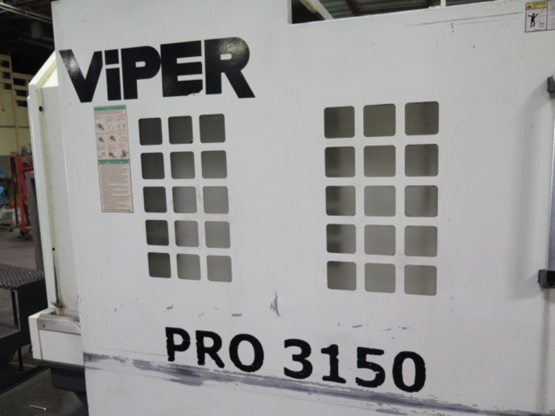 2008 Mighty Viper PRO 3150AG Bridge Style CNC VMC, s/n 010829 w/ Fanuc Series 21i-MB, SOLD AS IS - Image 16 of 21