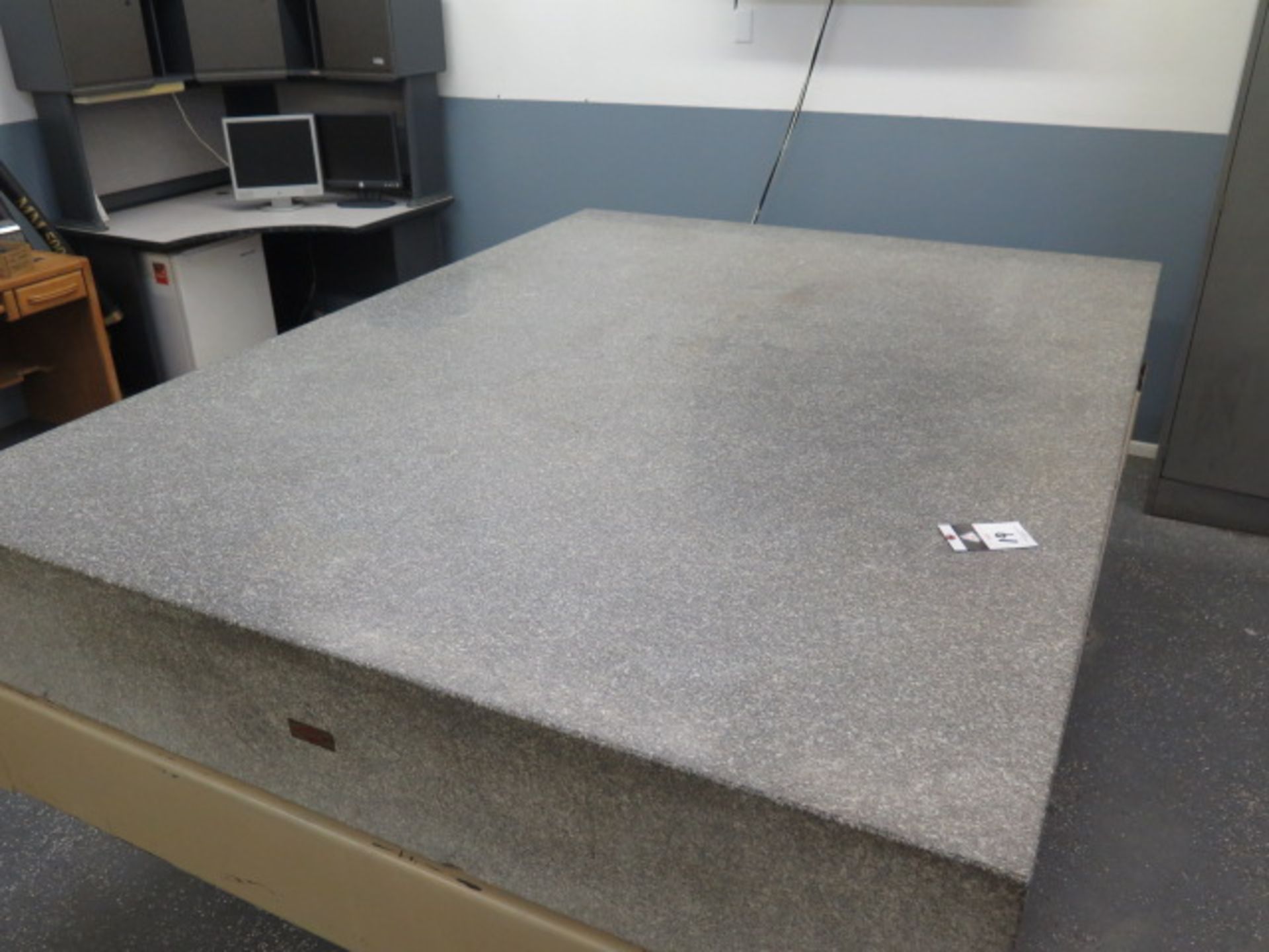 Rahn 72” x 96” x 12” Grade “A” Granite Surface Plate w/ Stand (SOLD AS-IS - NO WARRANTY) - Image 3 of 7