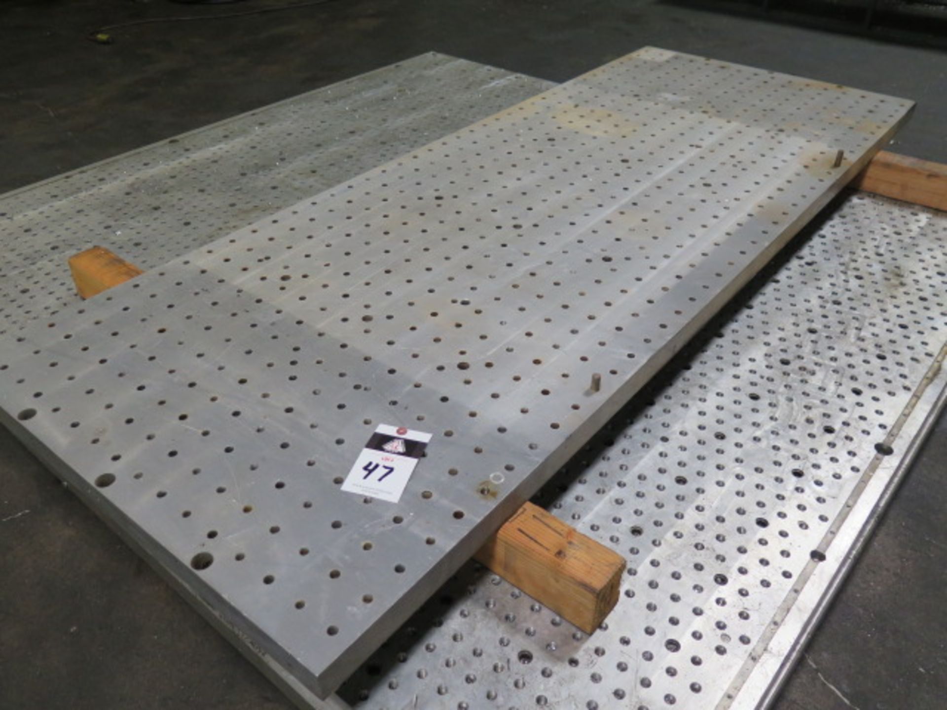 32" x 84" x 2" Aluminum Top Plate (SOLD AS-IS - NO WARRANTY)