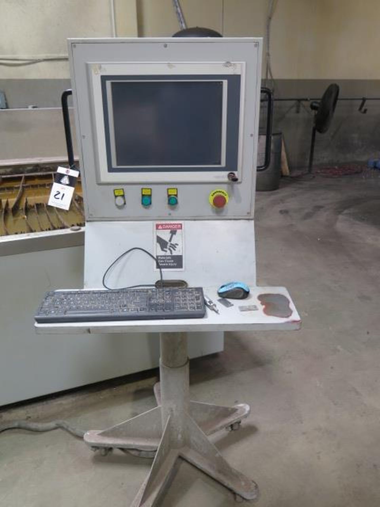 2014 Flow Mach-2 4020b CNC Waterjet Contour Machine s/n 140027 w/ Flow Controls, SOLD AS IS - Image 9 of 22