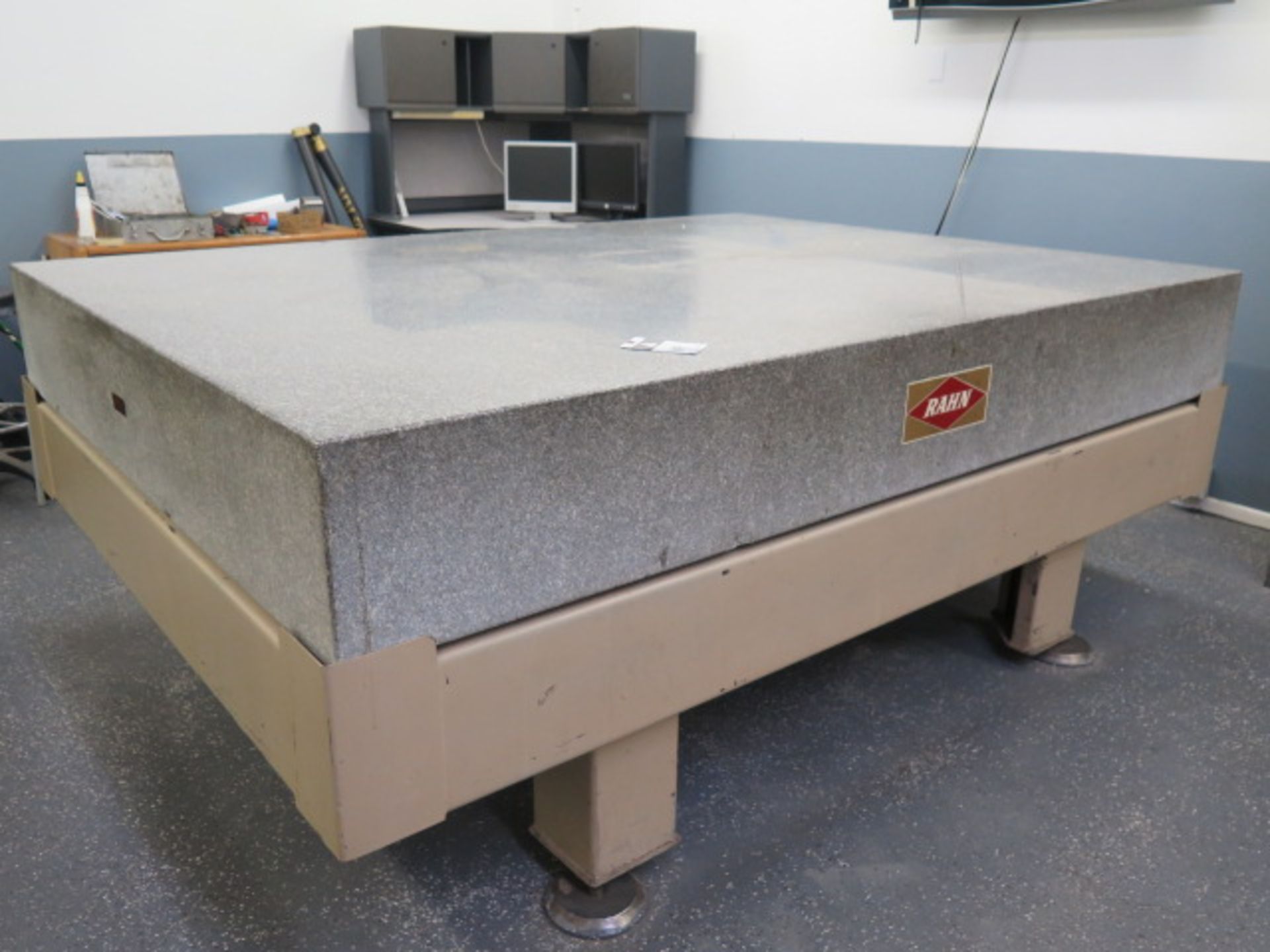 Rahn 72” x 96” x 12” Grade “A” Granite Surface Plate w/ Stand (SOLD AS-IS - NO WARRANTY)