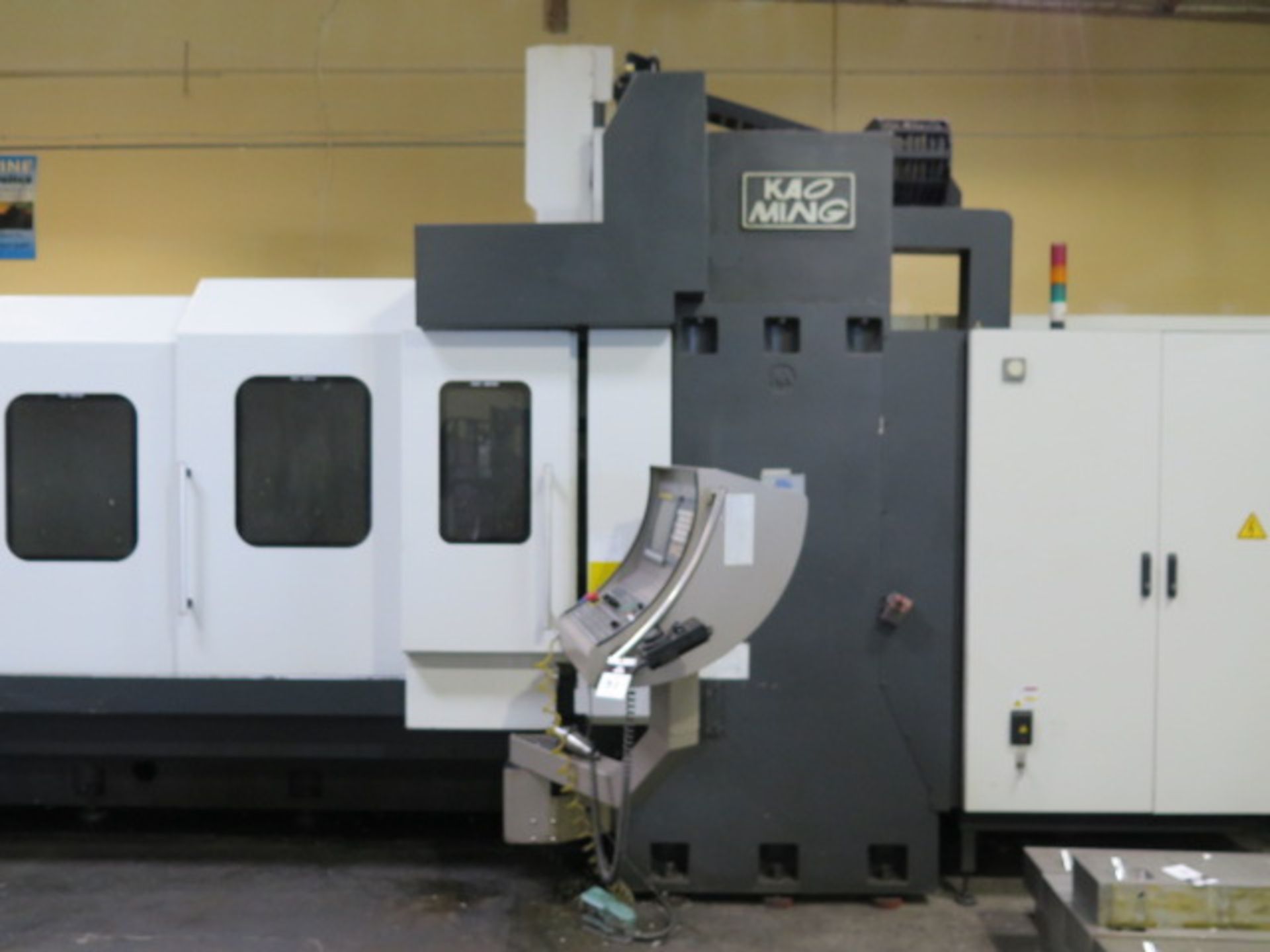 2015 Kao Ming KMC-4000 SV Bridge Style CNC VMC, s/n 415M205 w/ Fanuc Series 0i-MD, SOLD AS IS - Image 3 of 23