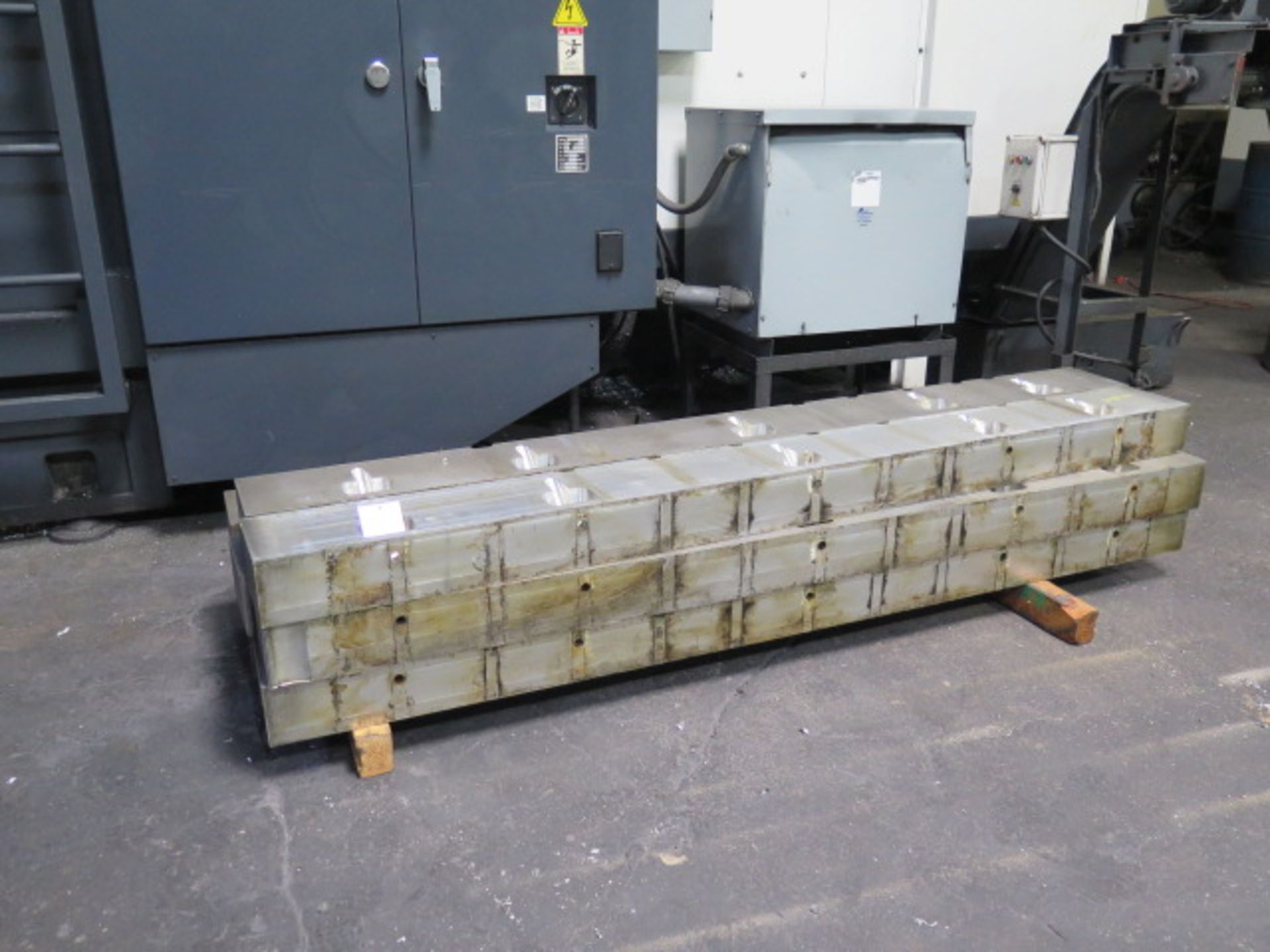 5" x 8 1/2" x 90" Aluminum Riser Blocks (8) (SOLD AS-IS - NO WARRANTY)