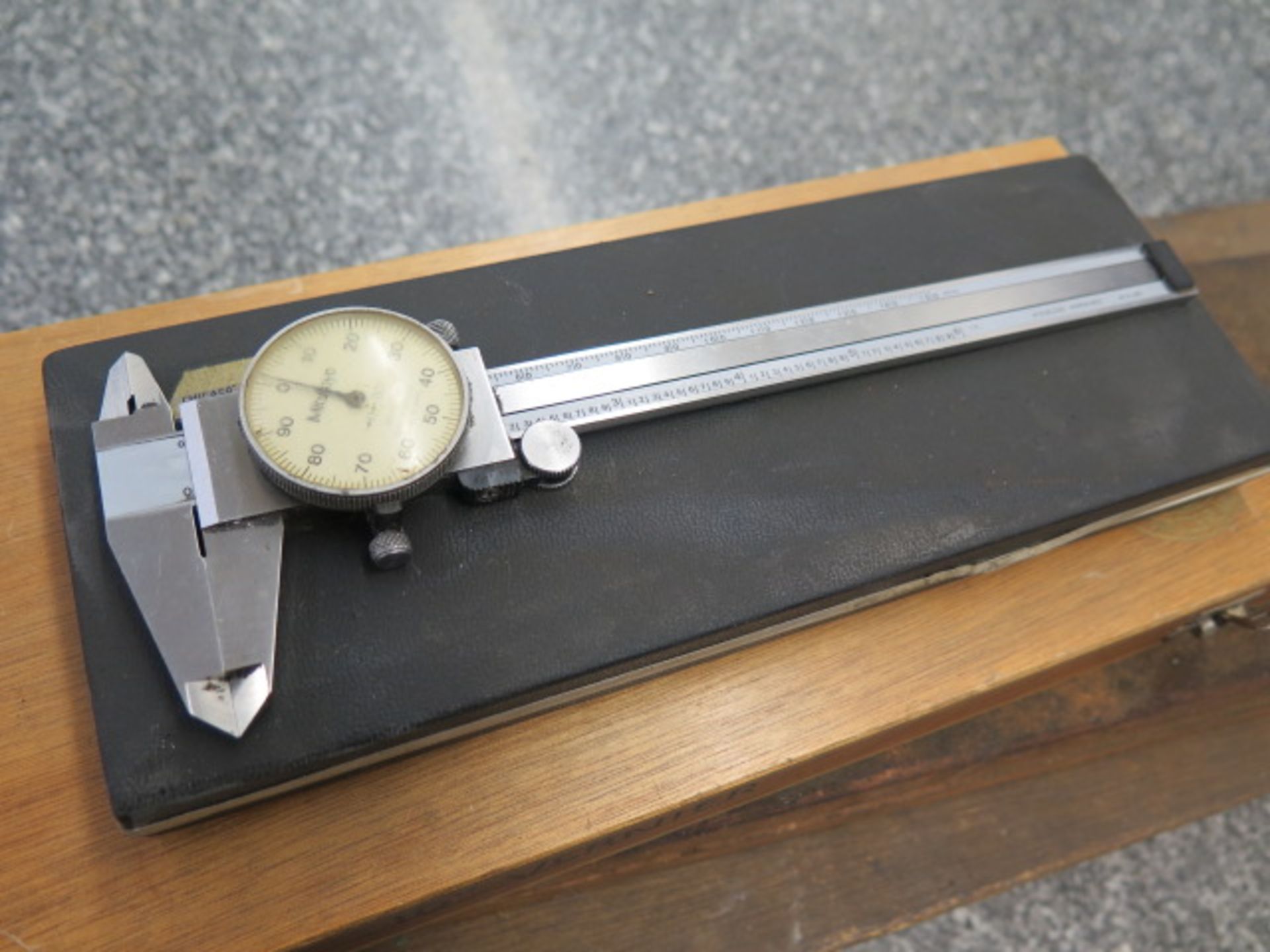 Mitutoyo 18" Vernier Caliper, Starrett 12" Vernier Caliper, Etalon 10" Vernier Caliper and (2) 6" Di - Image 9 of 12