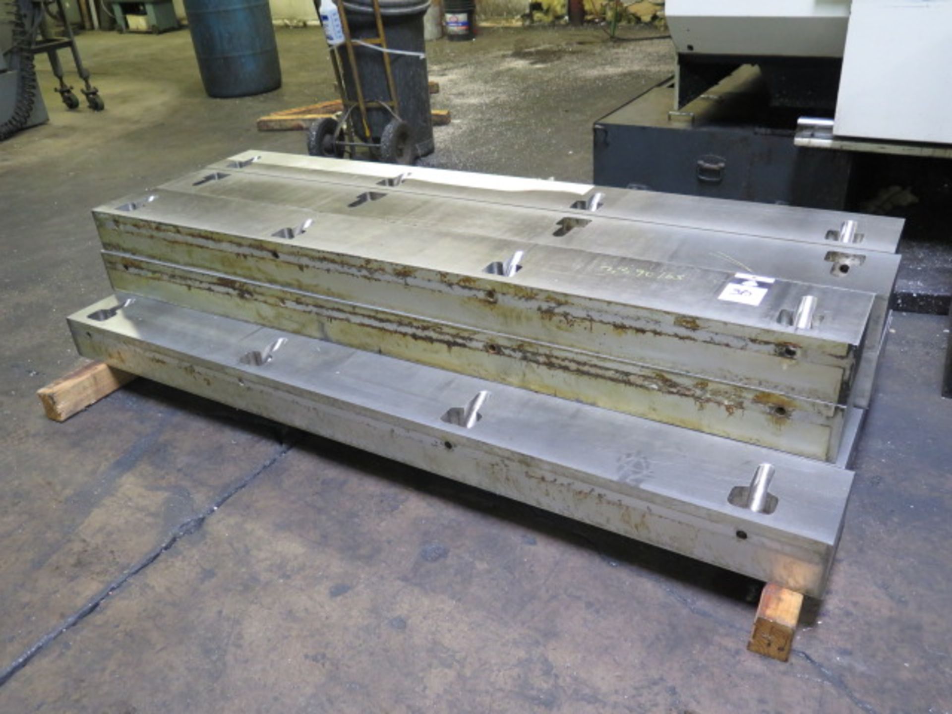 5" x 8 1/2" x 81" Aluminum Riser Blocks (10) (SOLD AS-IS - NO WARRANTY)