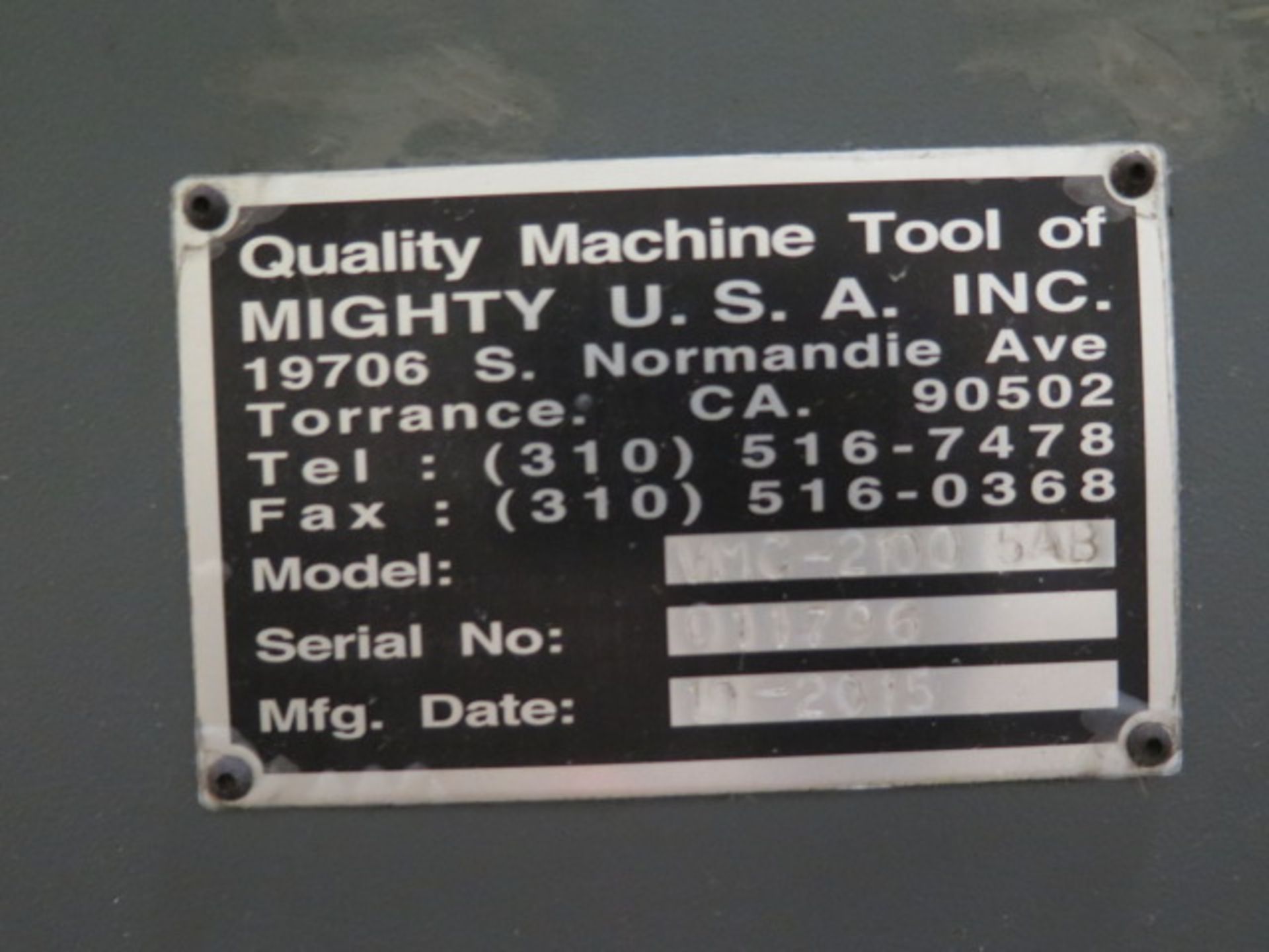 2015 Mighty Viper VMC-2100 5AB True 5-Axis CNC VMC s/n 011796 w/ Fanuc 30i MODEL A, SOLD AS IS - Image 28 of 28