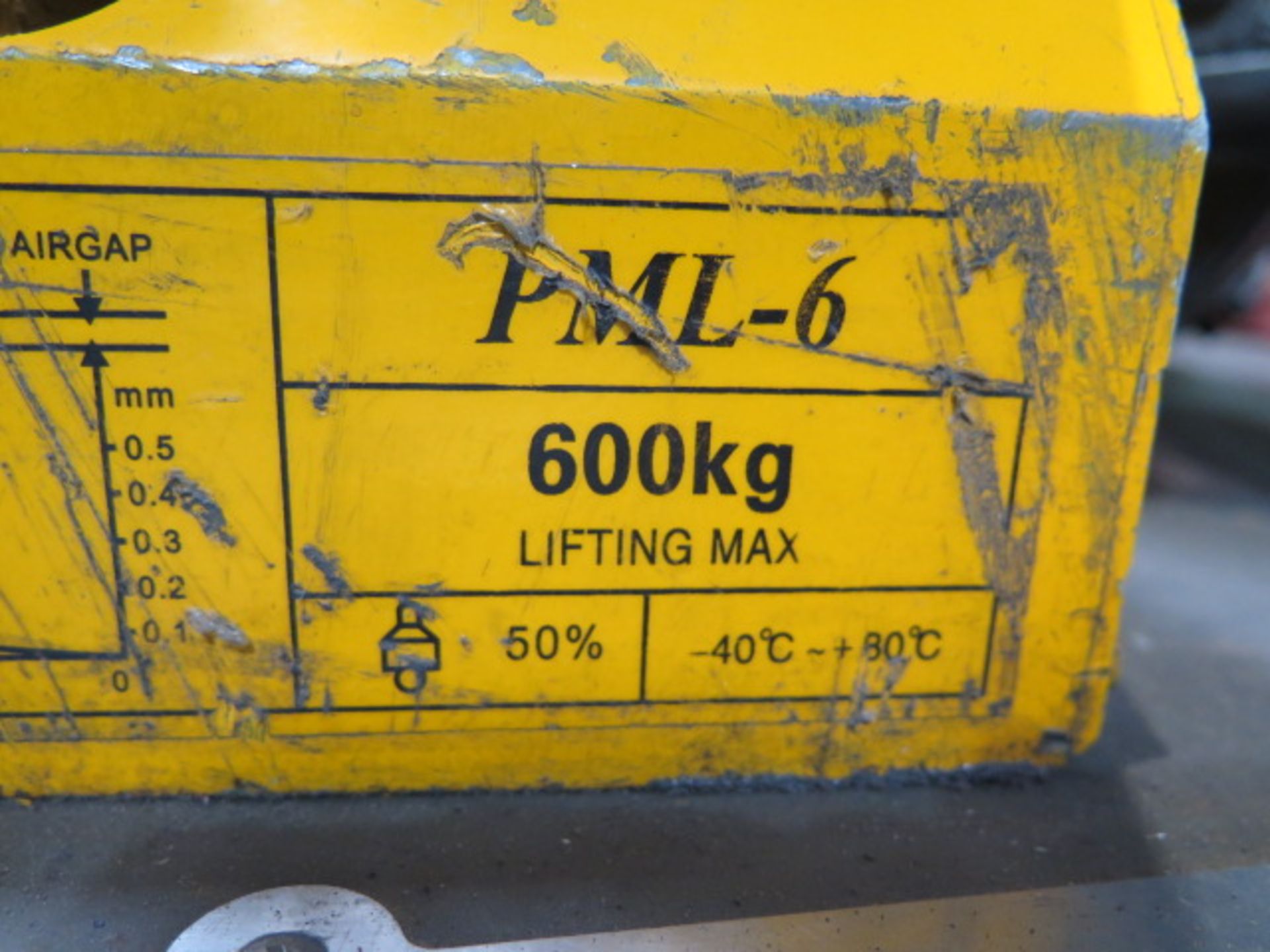 Permanent Magnet Lifters mdl. PML-6 600kg (1322 Lb.) Magnetic Lifting Clamp (SOLD AS-IS - NO - Image 4 of 4