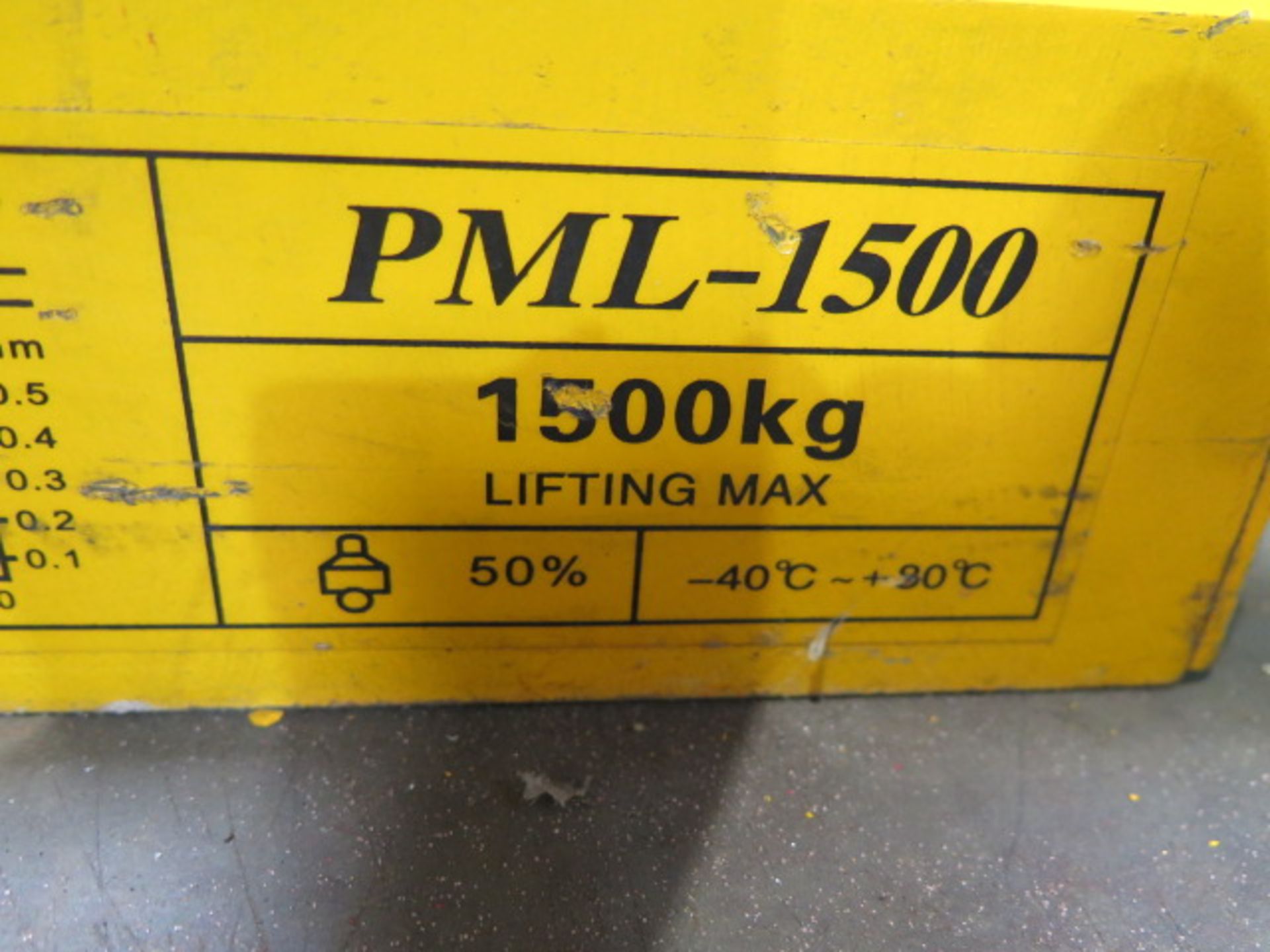 Permanent Magnet Lifters mdl. PML-1500 1500kg (3300 Lb.) Magnetic Lifting Clamp (SOLD AS-IS - NO - Image 5 of 5