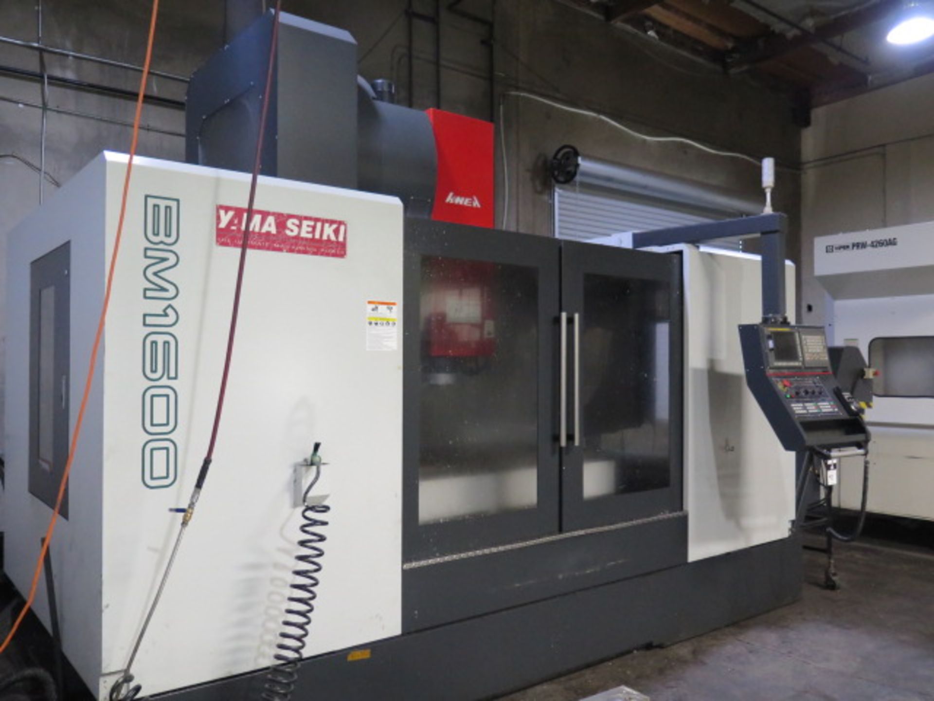 2018 AWEA Yama Seiki BM1600 CNC VMC, s/n 1600-18011 w/ Fanuc Series 0i-MF, SOLD AS IS - Image 3 of 16