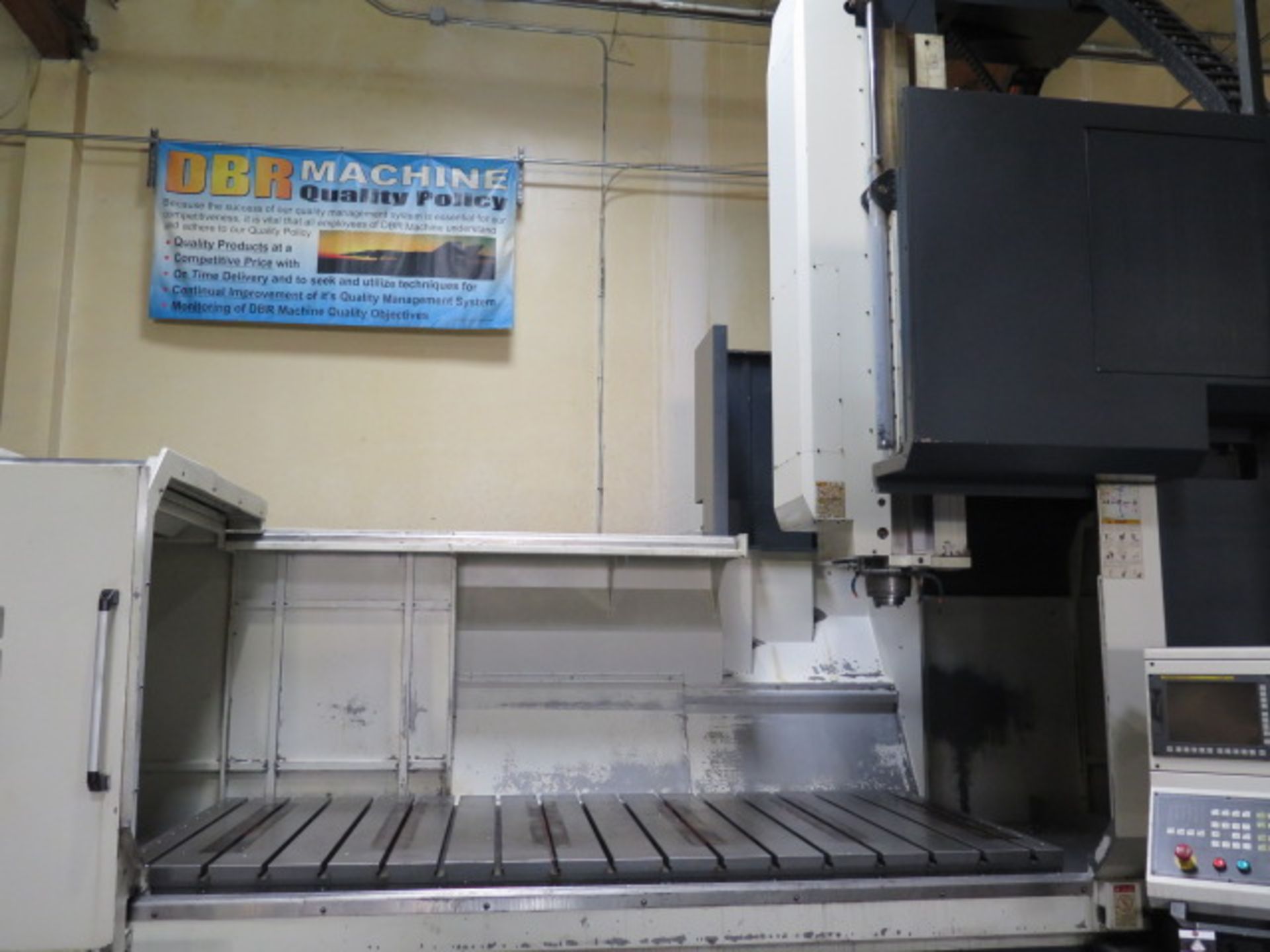 2012 Mighty Viper PRO 3150AG Bridge Style CNC VMC, s/n 017705 w/ Hartrol-Fanuc Expert 3, SOLD AS IS - Image 4 of 21