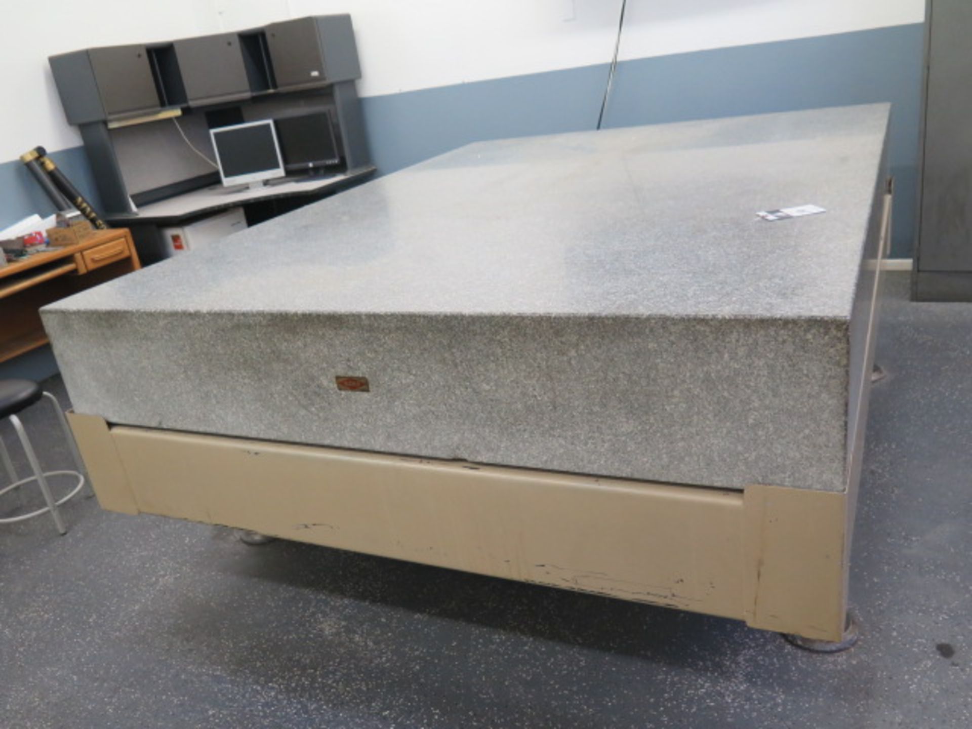 Rahn 72” x 96” x 12” Grade “A” Granite Surface Plate w/ Stand (SOLD AS-IS - NO WARRANTY) - Image 2 of 7