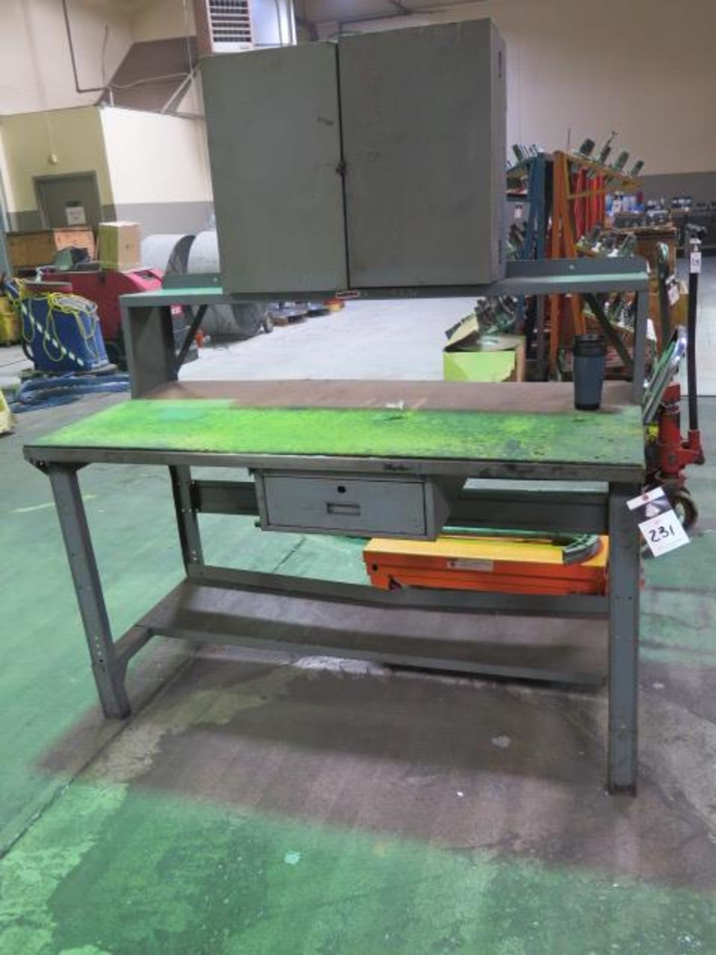 Work Bench and Cabinet (SOLD AS-IS - NO WARRANTY)