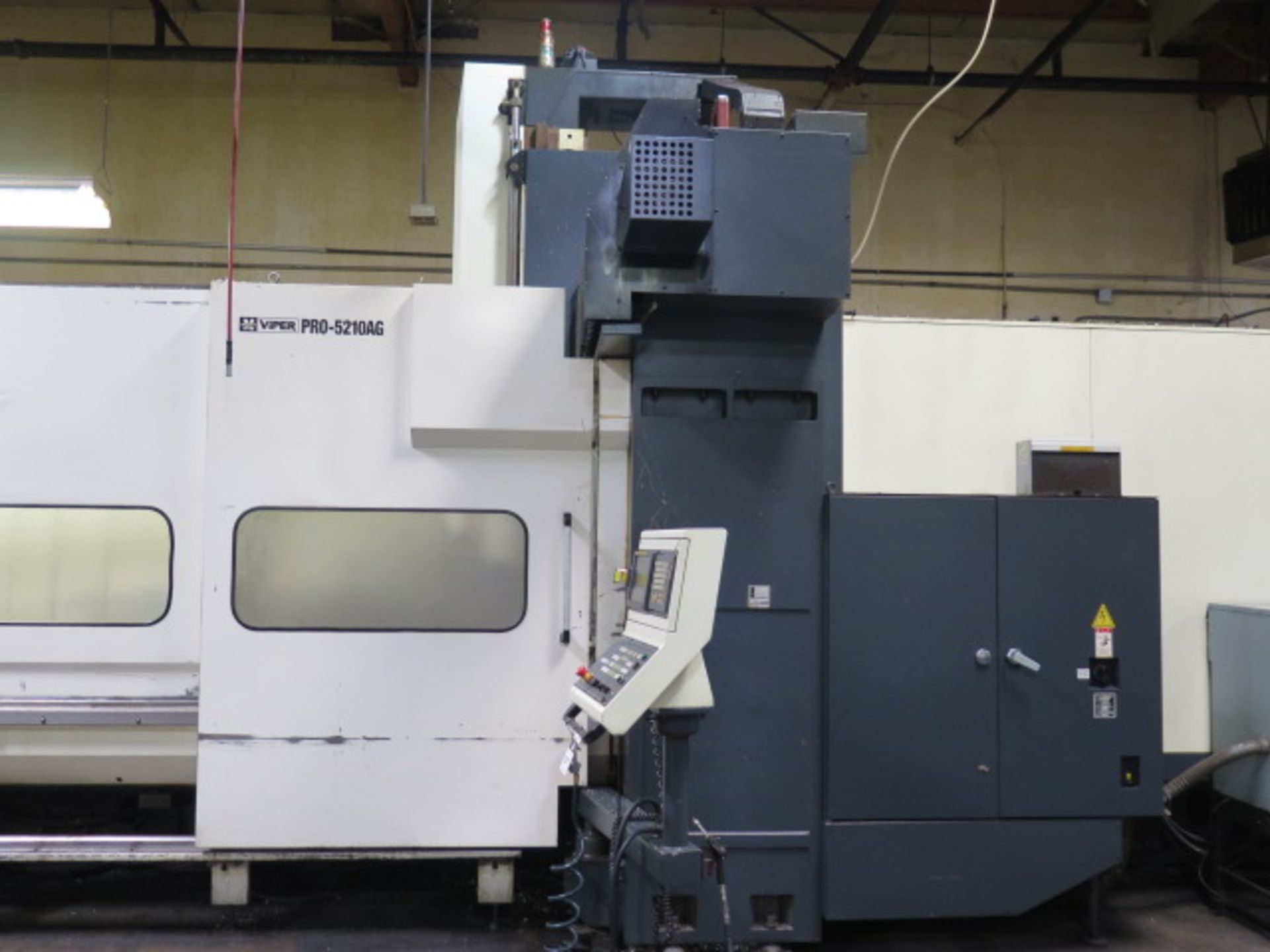 2008 Mighty Viper PRO-5210AG Bridge Style CNC VMC s/n 012169 w/ Fanuc Series 18i-MB, SOLD AS IS - Image 3 of 22