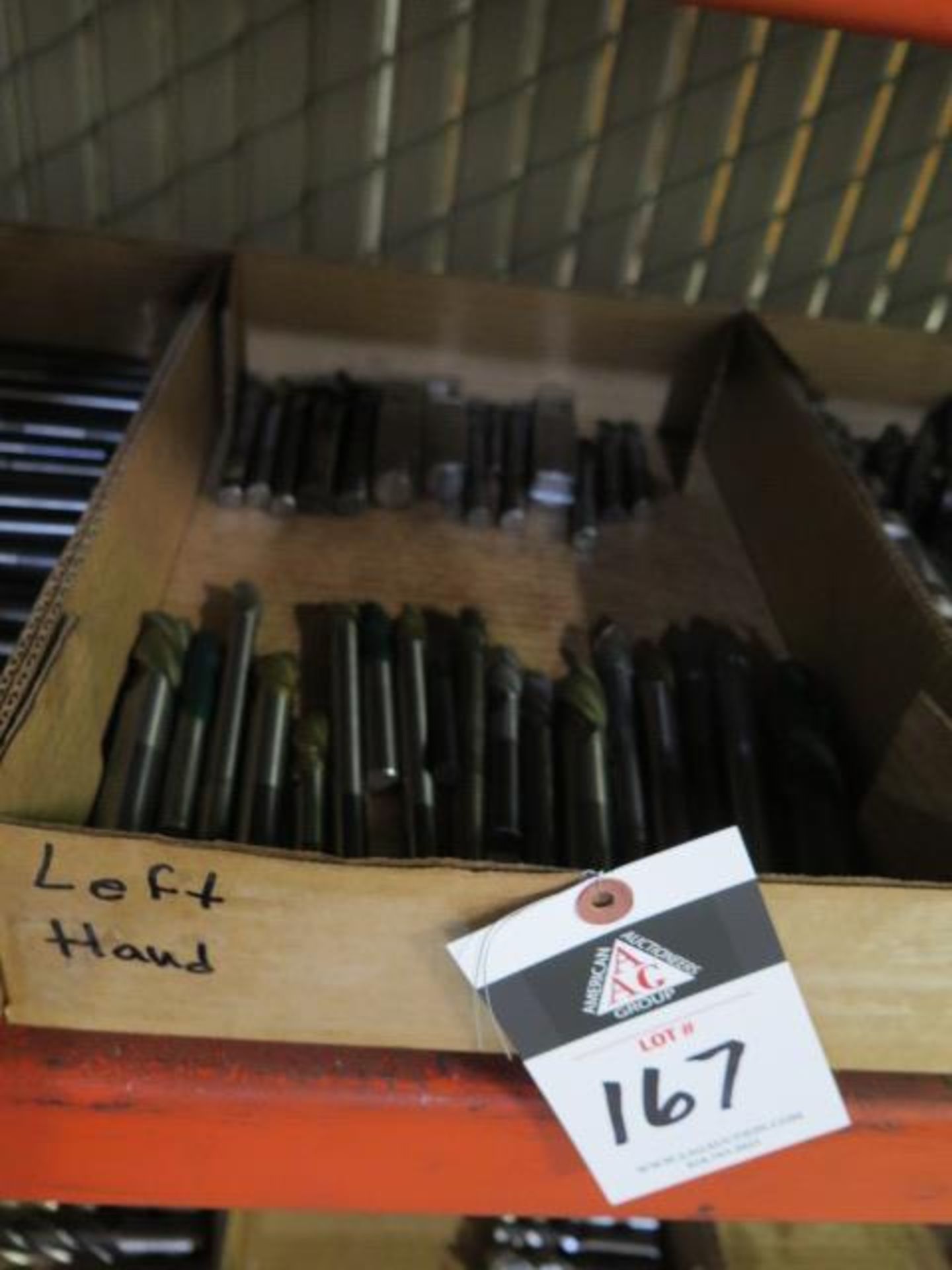 Left Hand Carbide Endmills (SOLD AS-IS - NO WARRANTY)